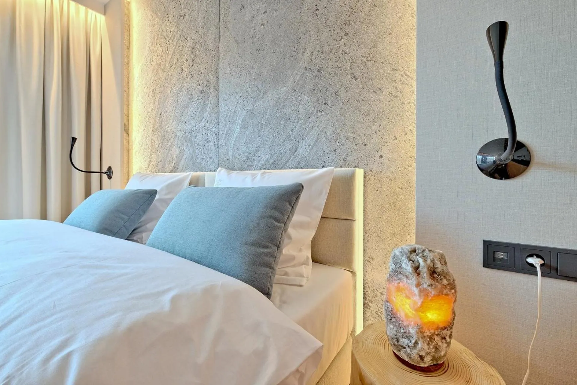 Bed in Harda House Friends & Spa