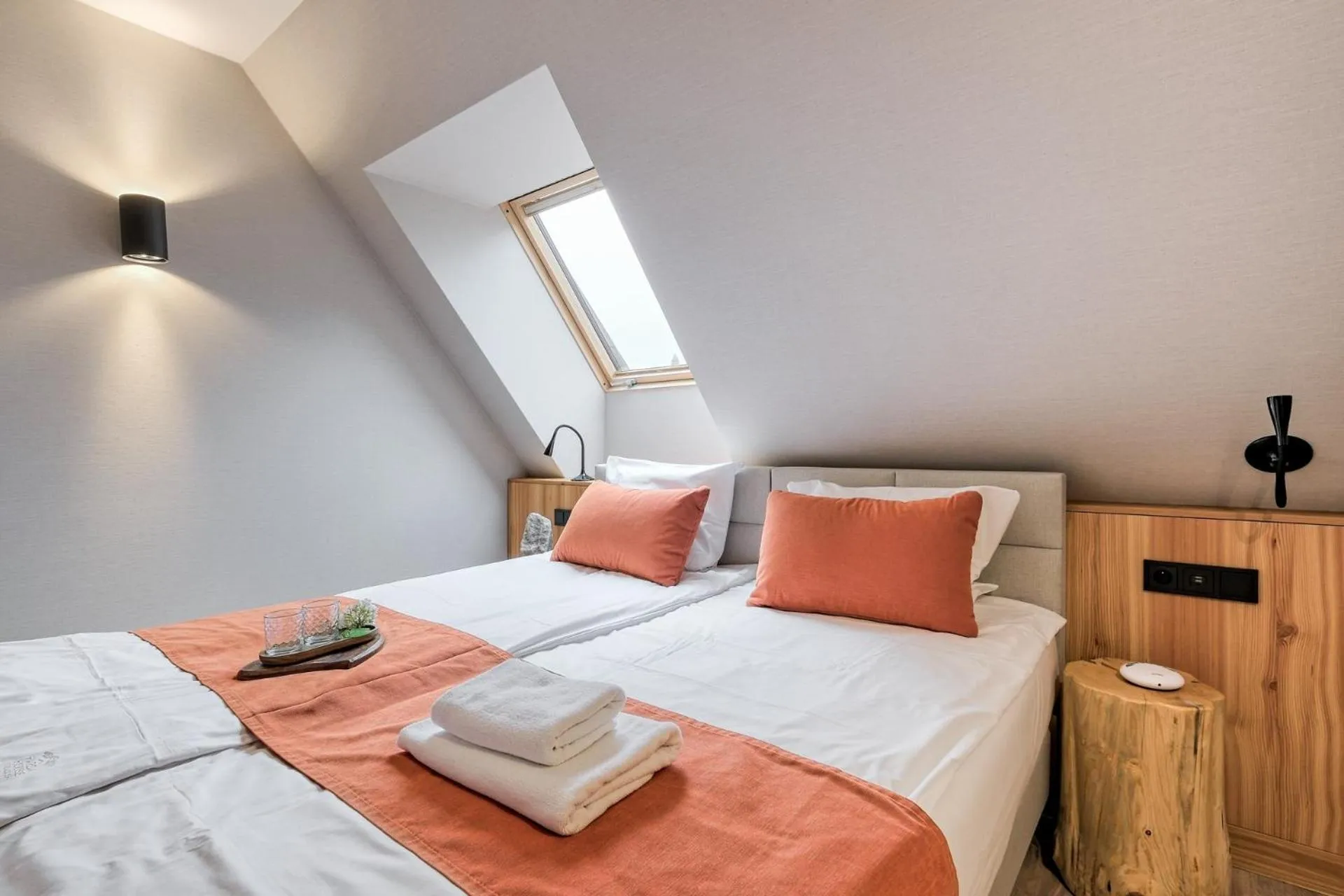 Bed in Harda House Friends & Spa