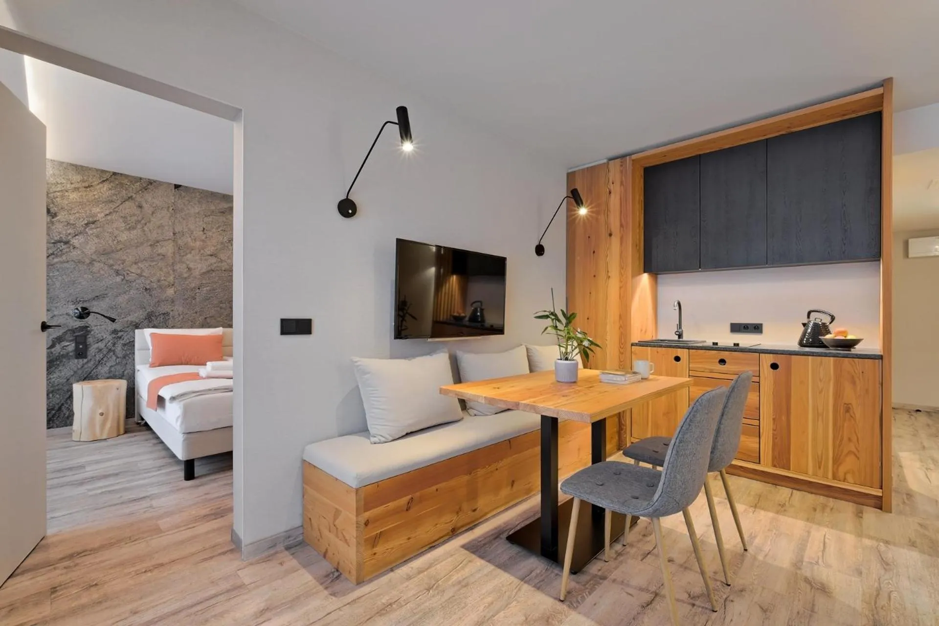 Living room in Harda House Friends & Spa