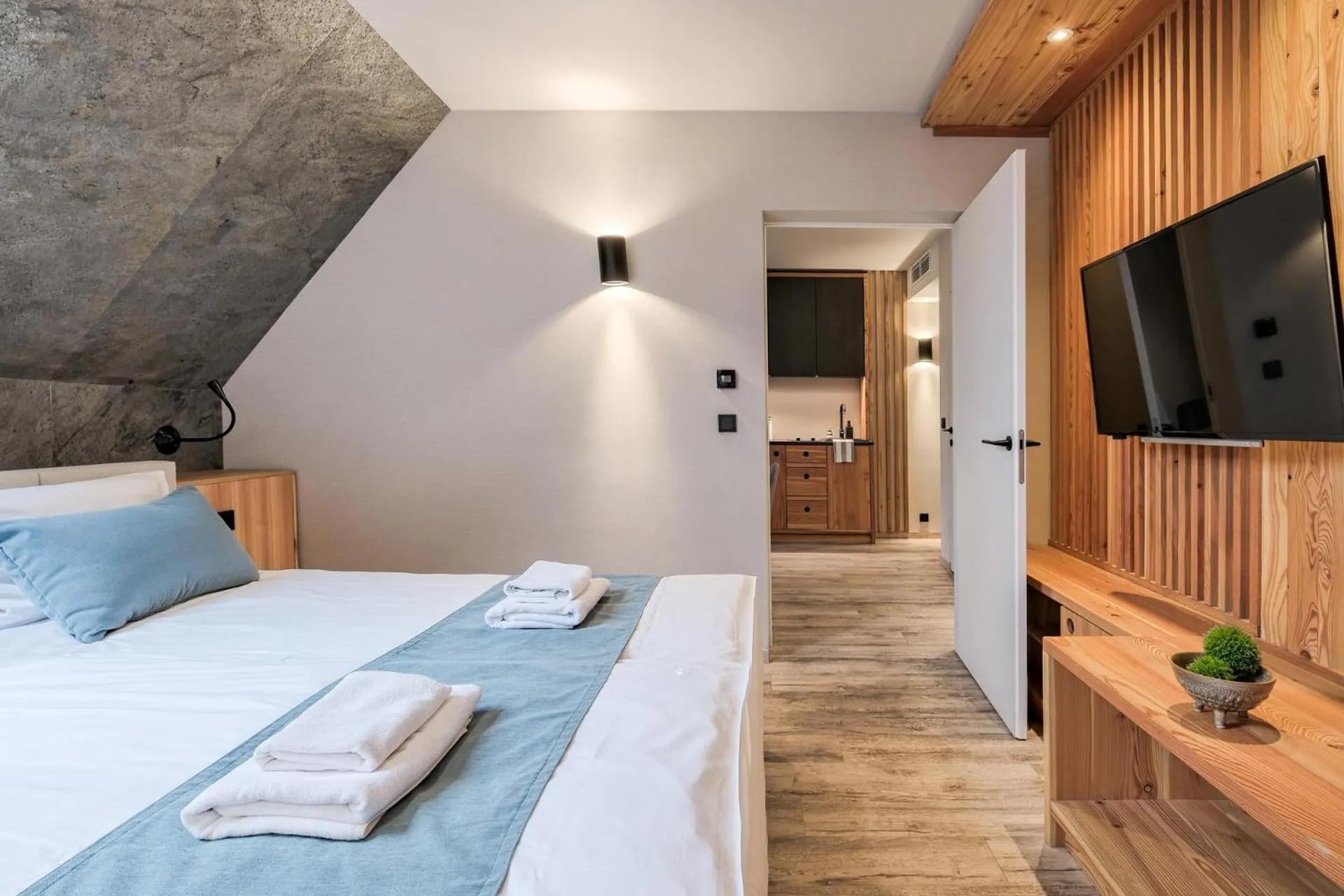 Bed in Harda House Friends & Spa