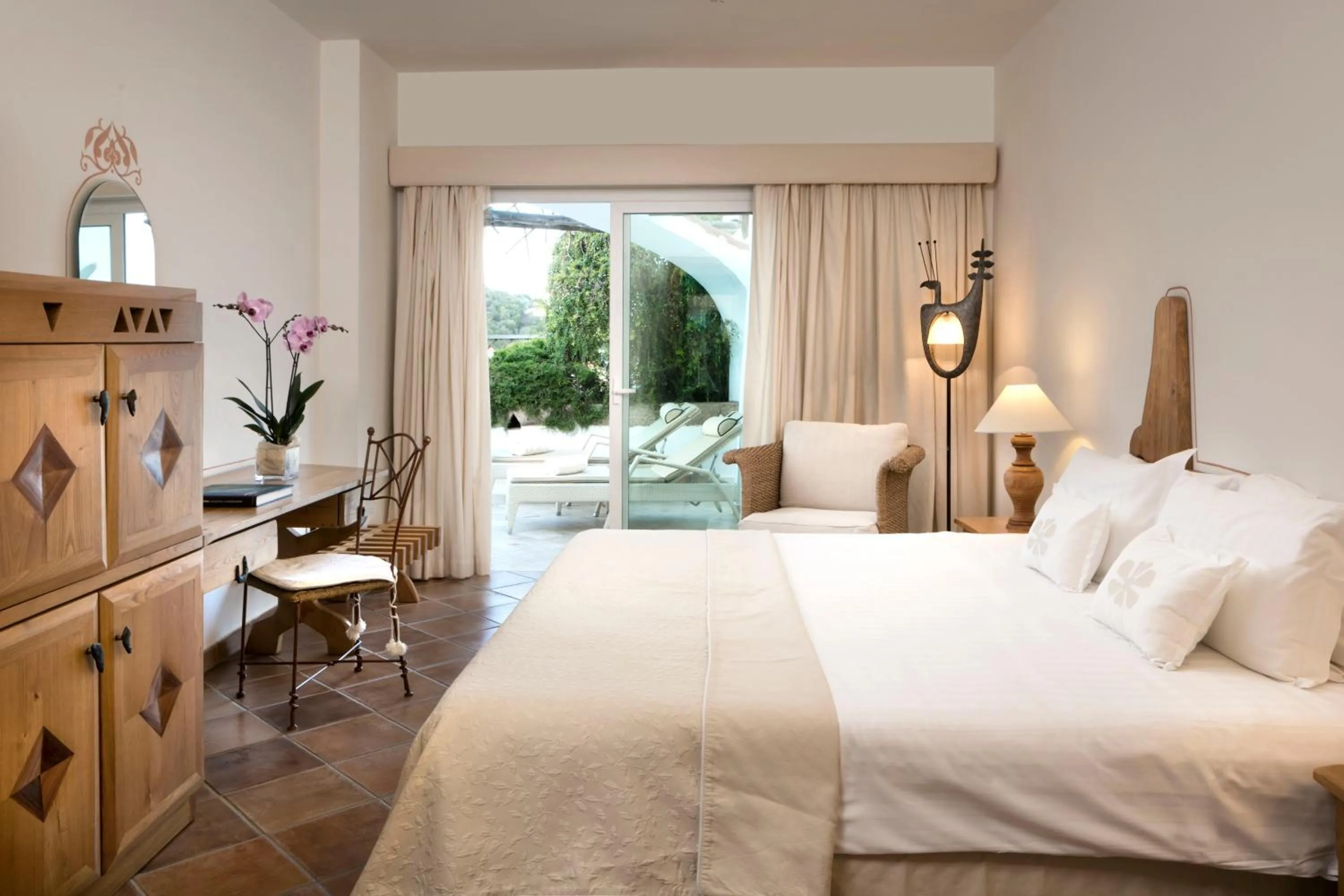 Bedroom in Grand Hotel Poltu Quatu