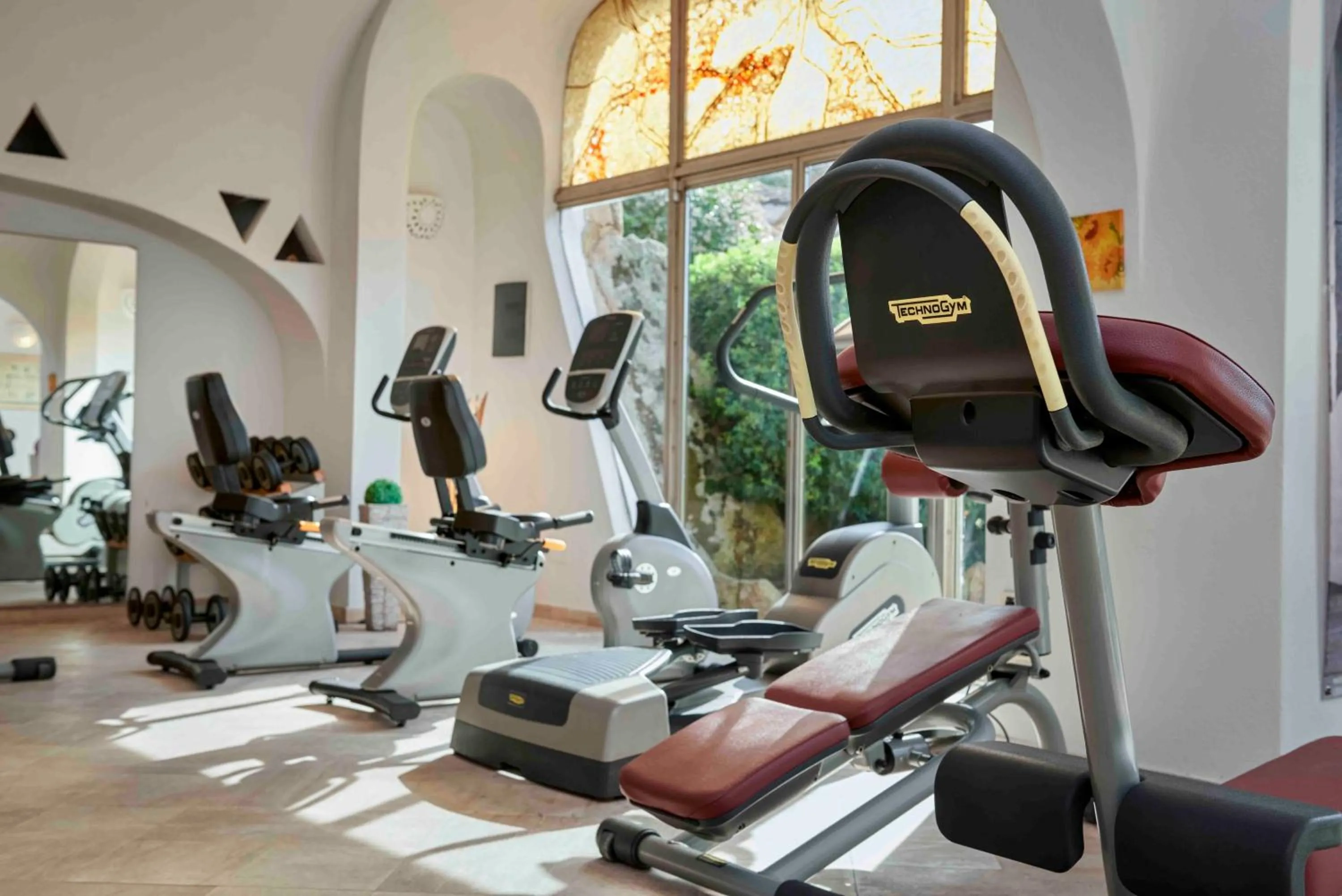 Fitness centre/facilities in Grand Hotel Poltu Quatu
