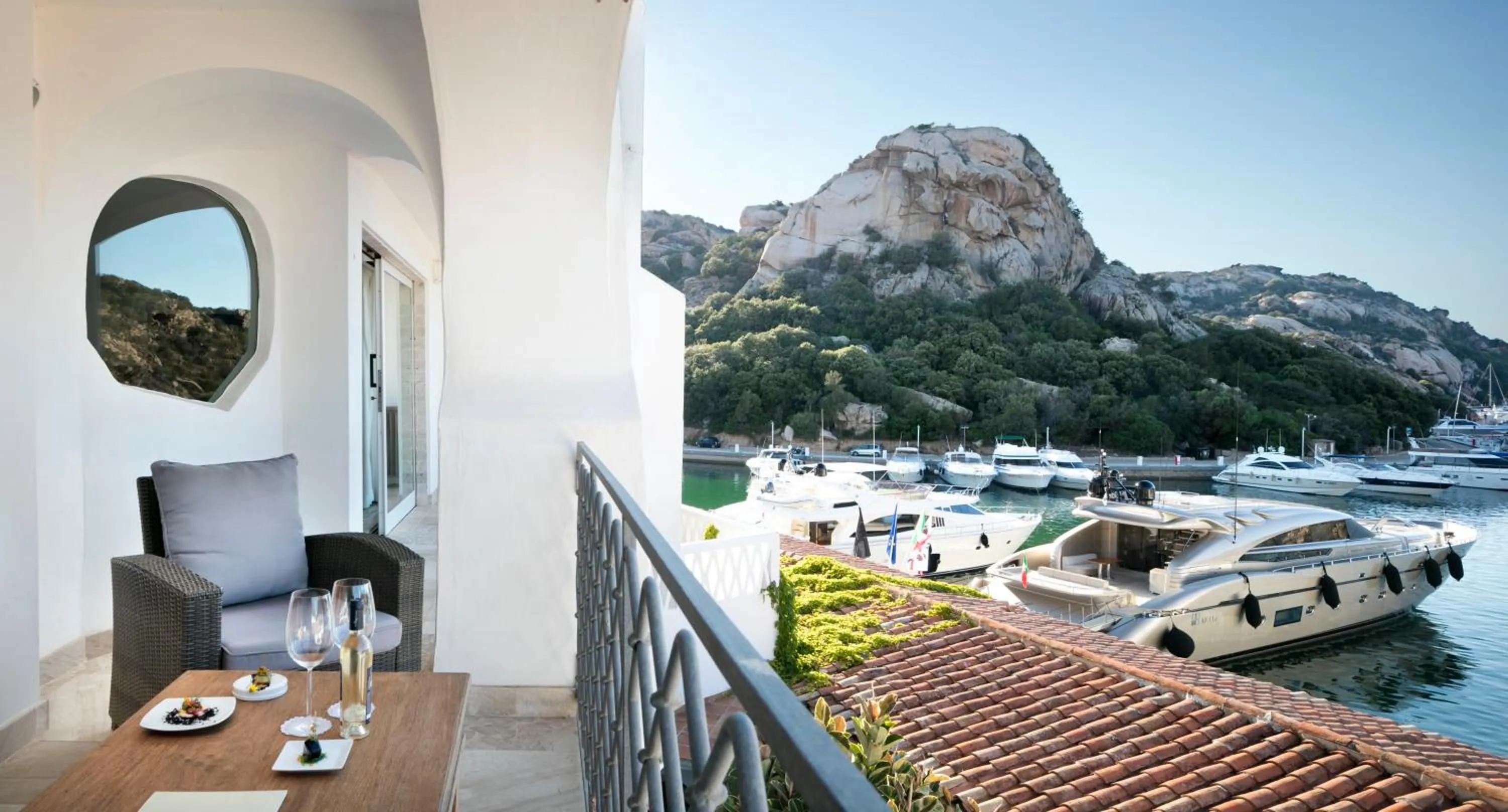 Balcony/Terrace in Grand Hotel Poltu Quatu