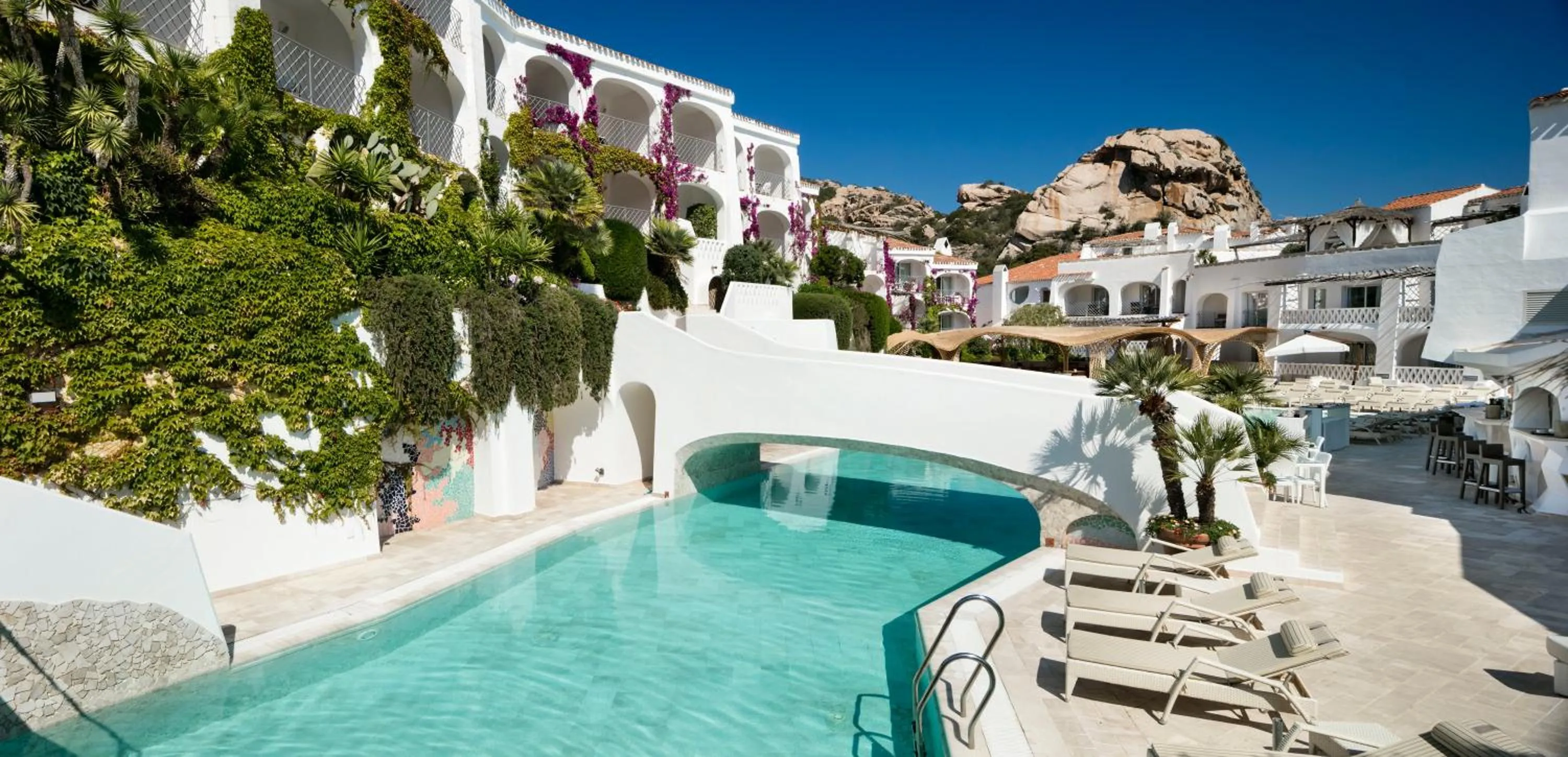 Swimming pool in Grand Hotel Poltu Quatu