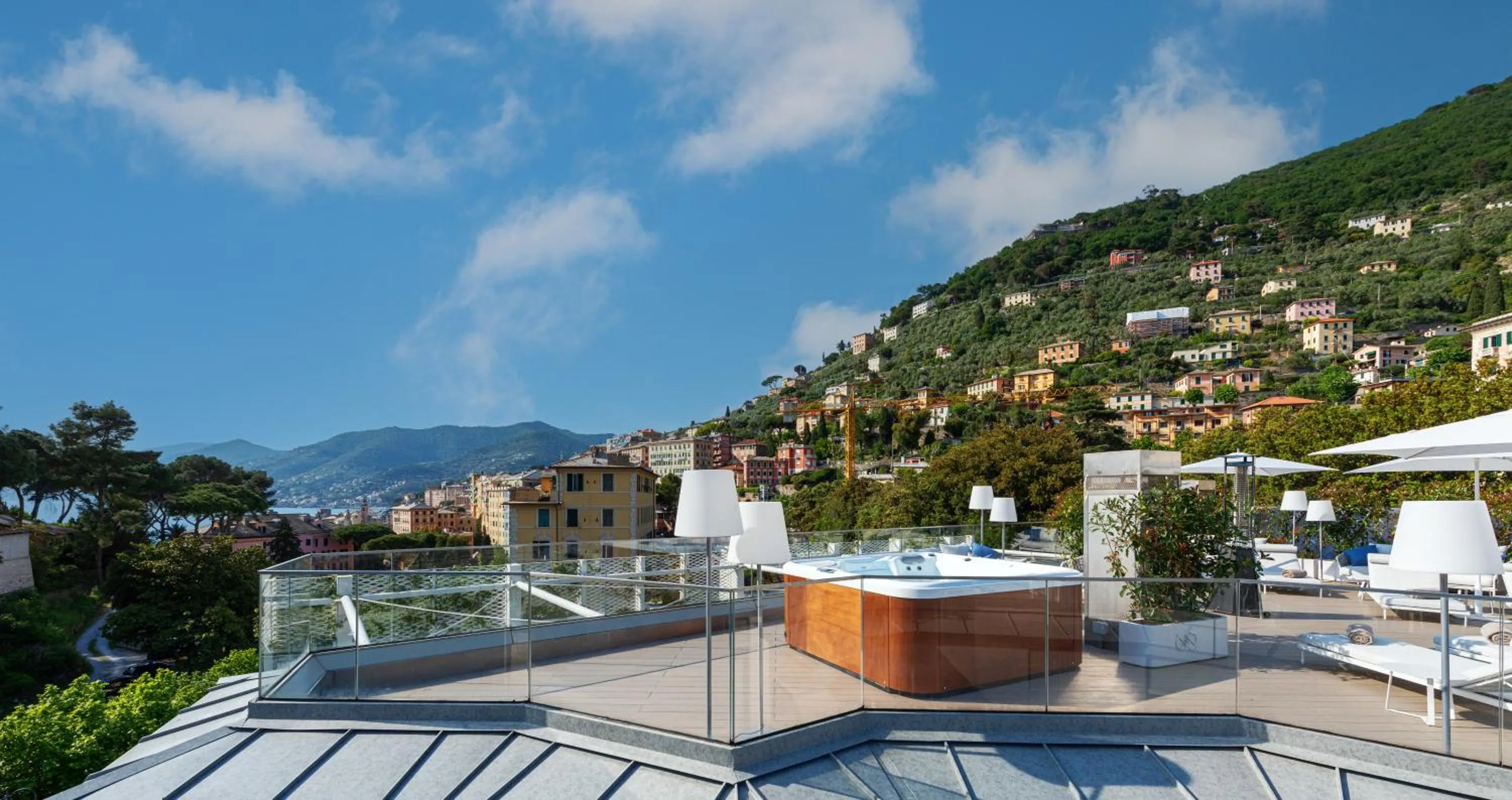 Hot Tub in Carrick Hotel Camogli Portofino Coast