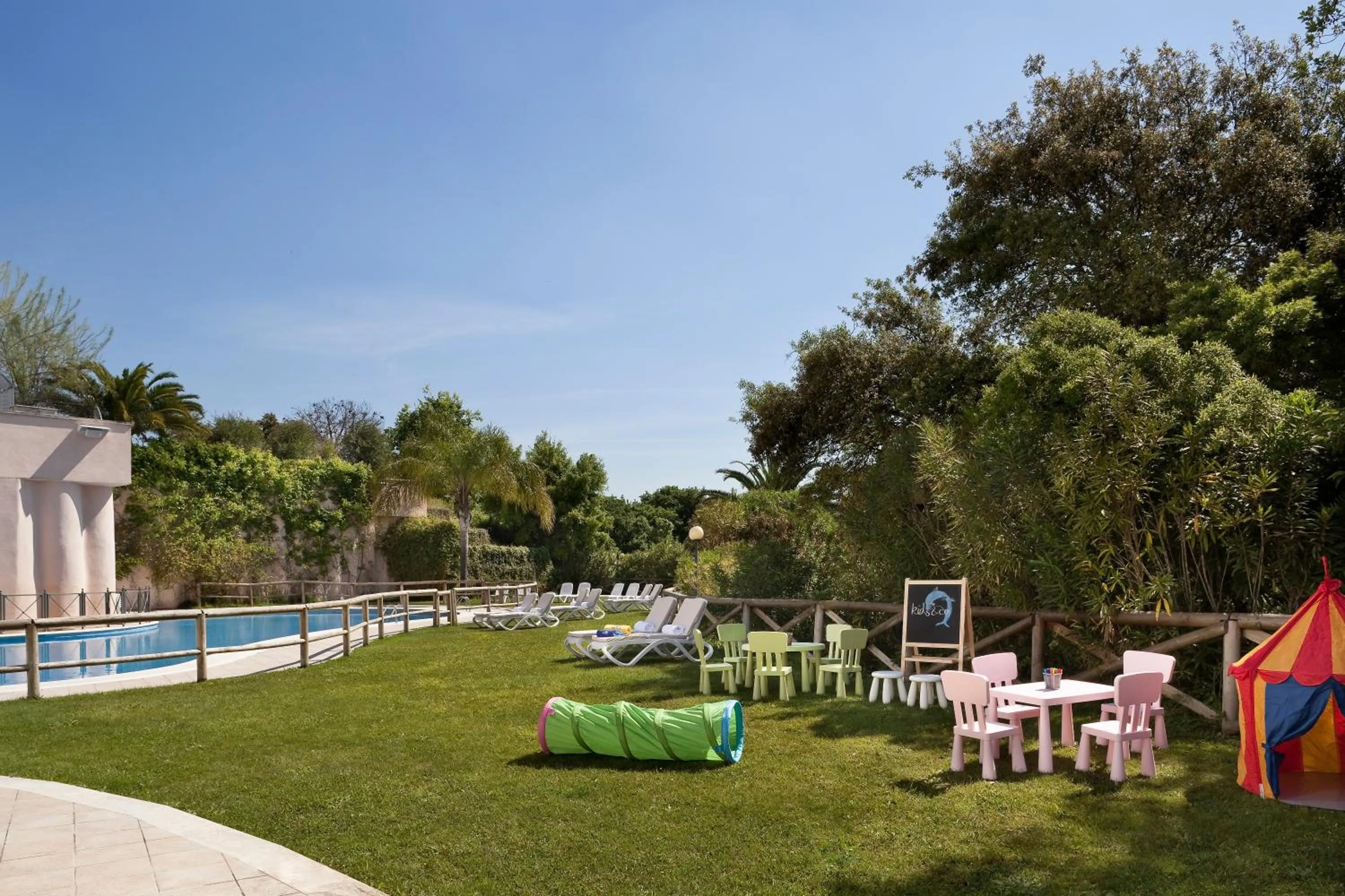 Children play ground in Hotel Roma Aurelia Antica