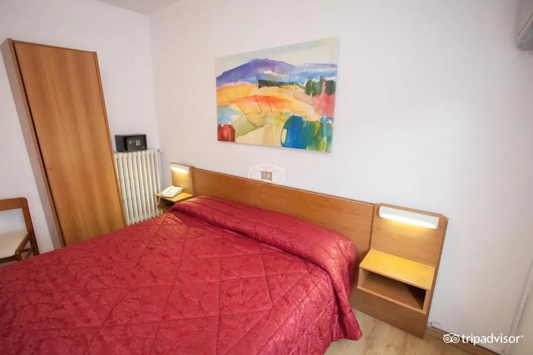 Bed in Hotel Caprera