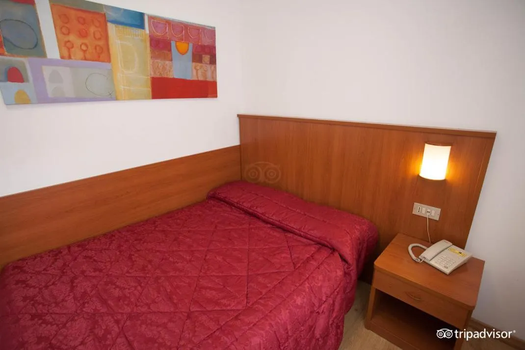 Bed in Hotel Caprera