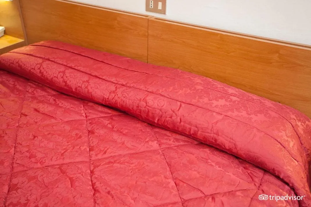 Bed in Hotel Caprera