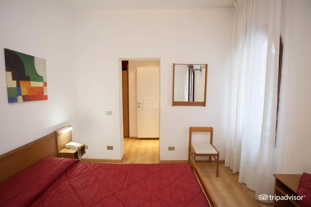 Bed in Hotel Caprera