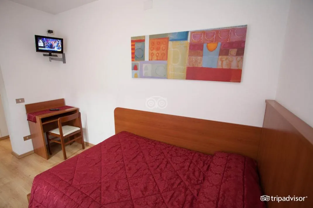 Bed in Hotel Caprera