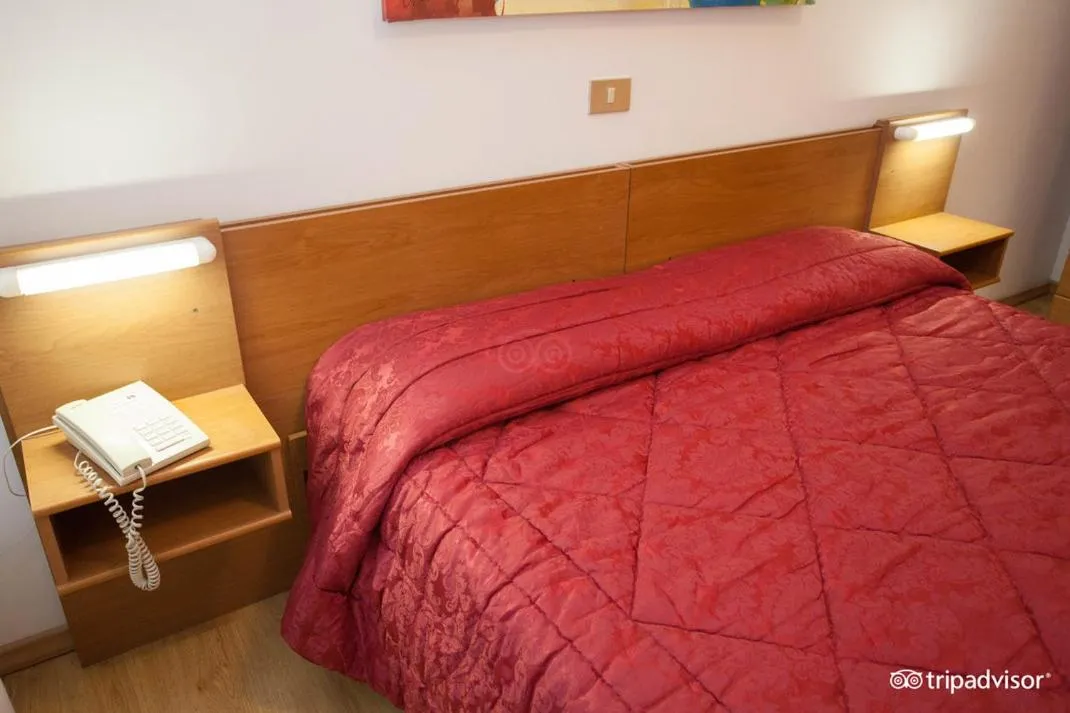 Bed in Hotel Caprera