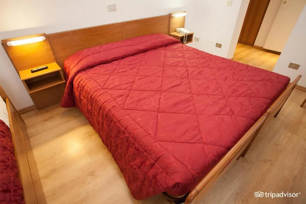 Bed in Hotel Caprera