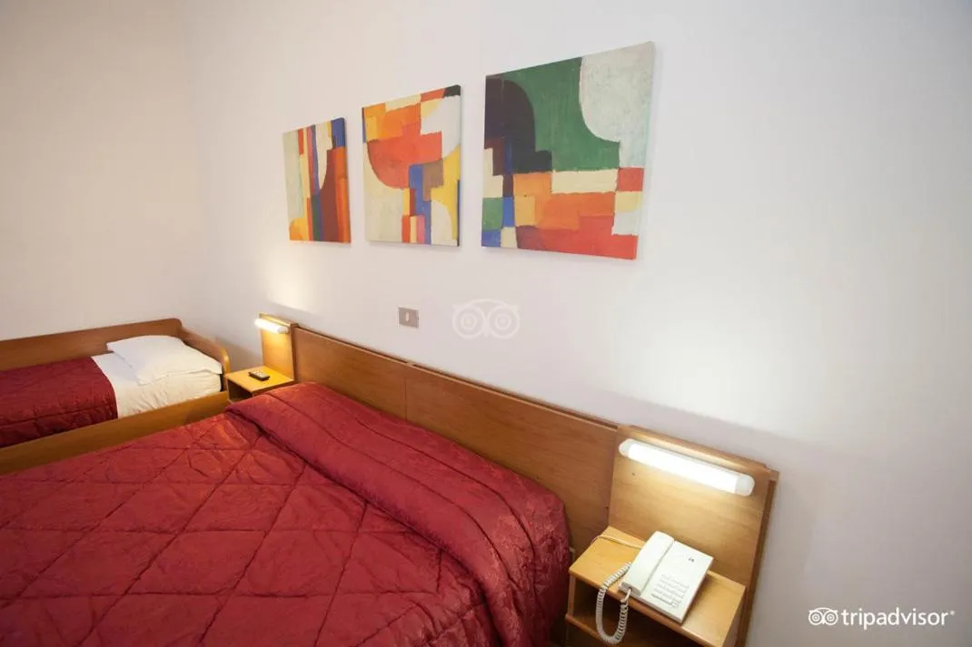 Bed in Hotel Caprera