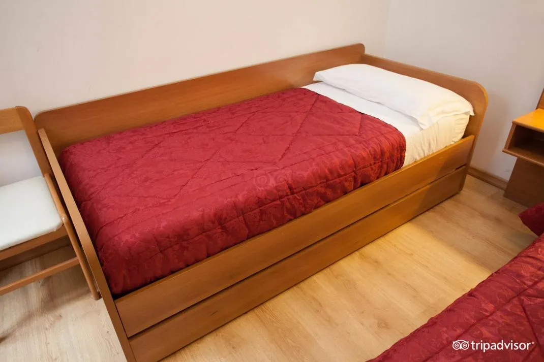 Bed in Hotel Caprera