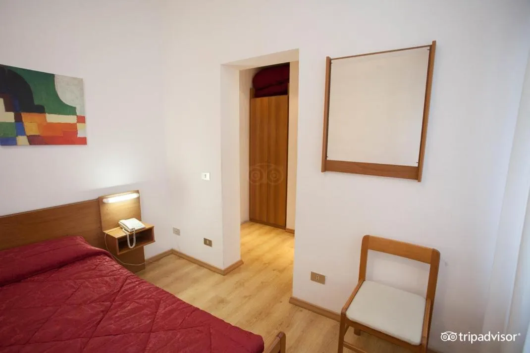 Bed in Hotel Caprera