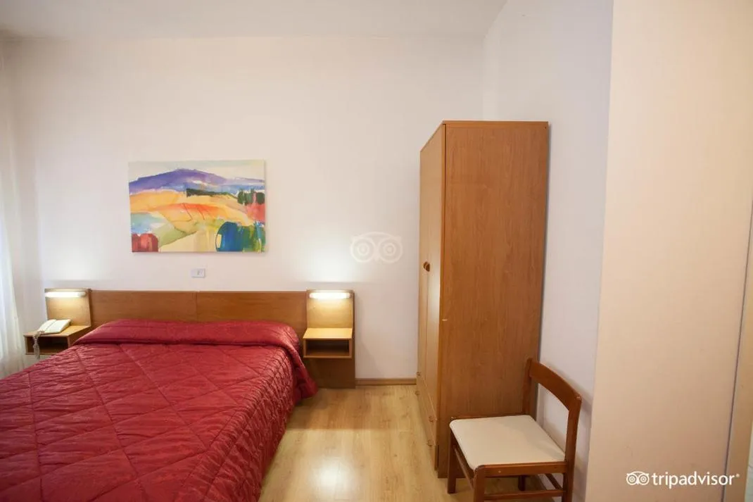 Bed in Hotel Caprera