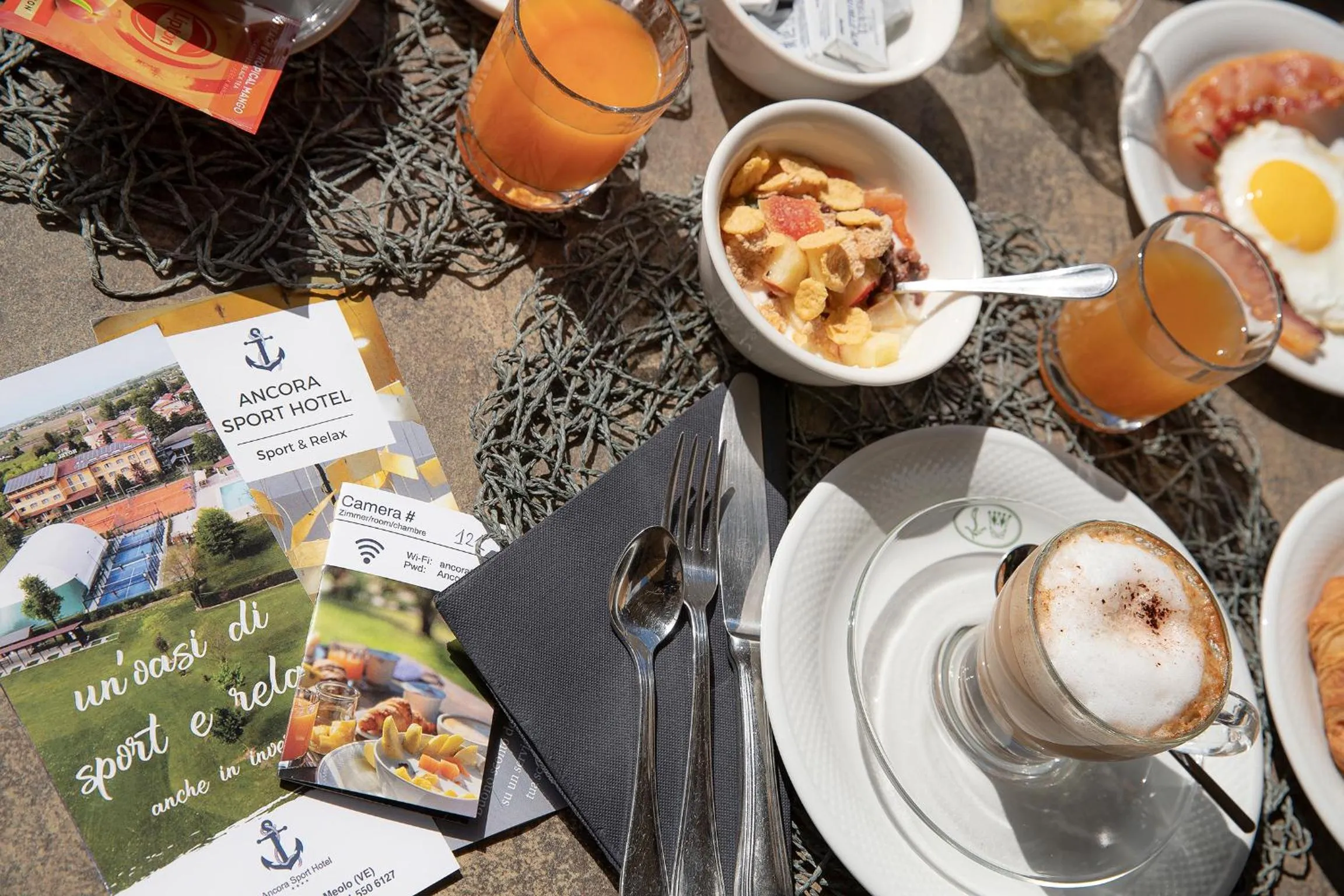 Food in Ancora Sport Resort Hotel