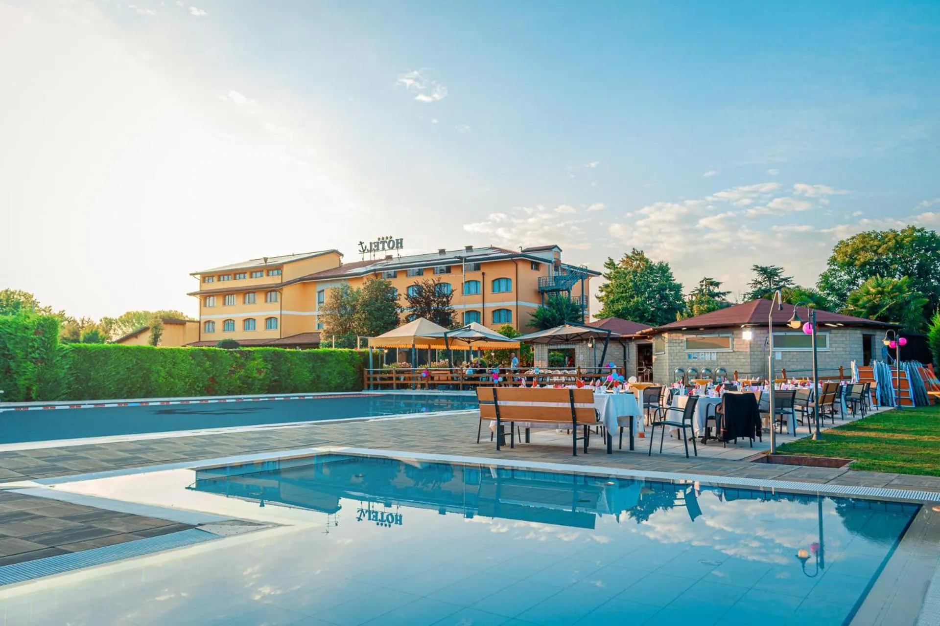 Swimming pool in Ancora Sport Resort Hotel