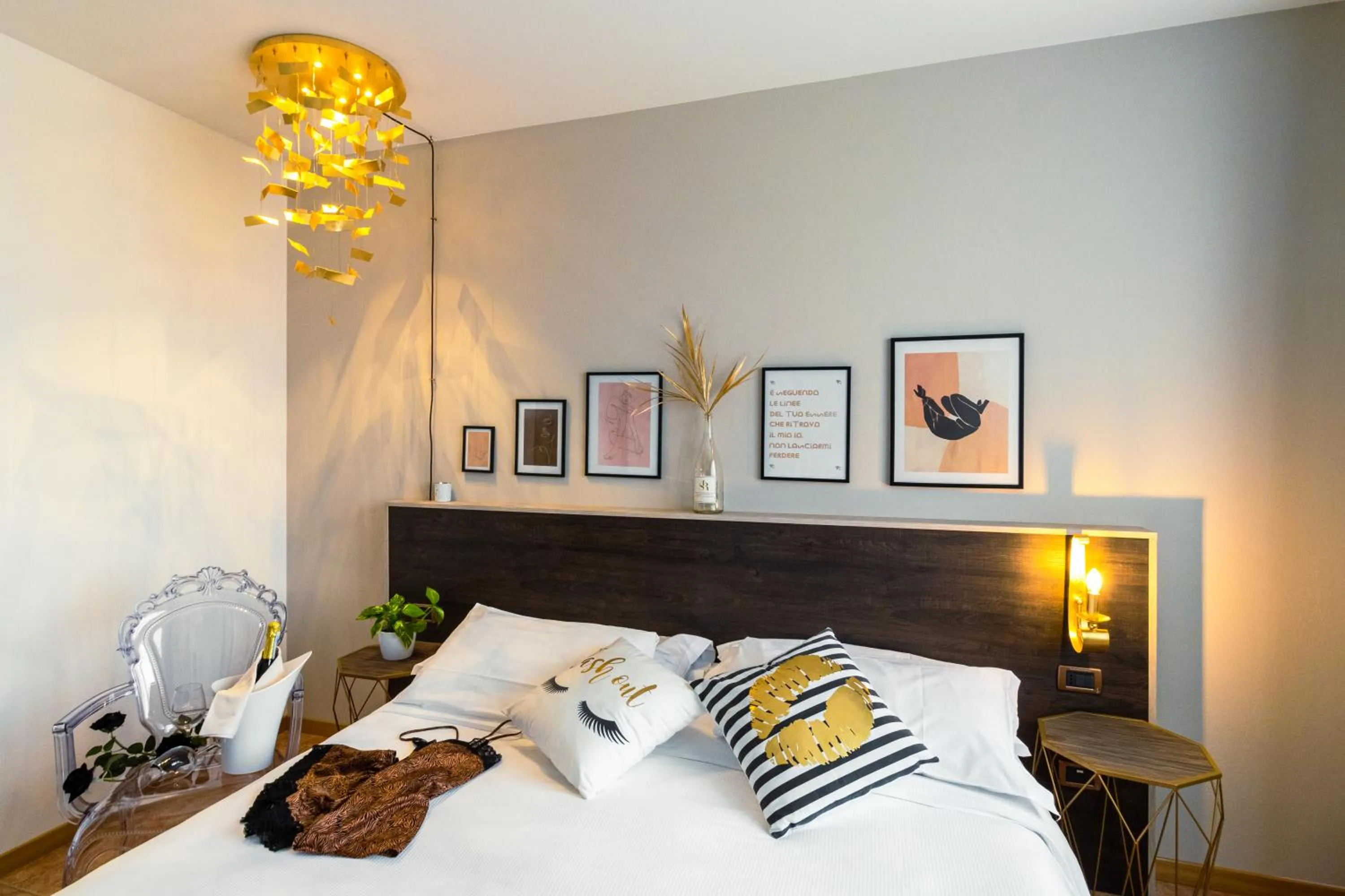 Bed in Ancora Sport Resort Hotel