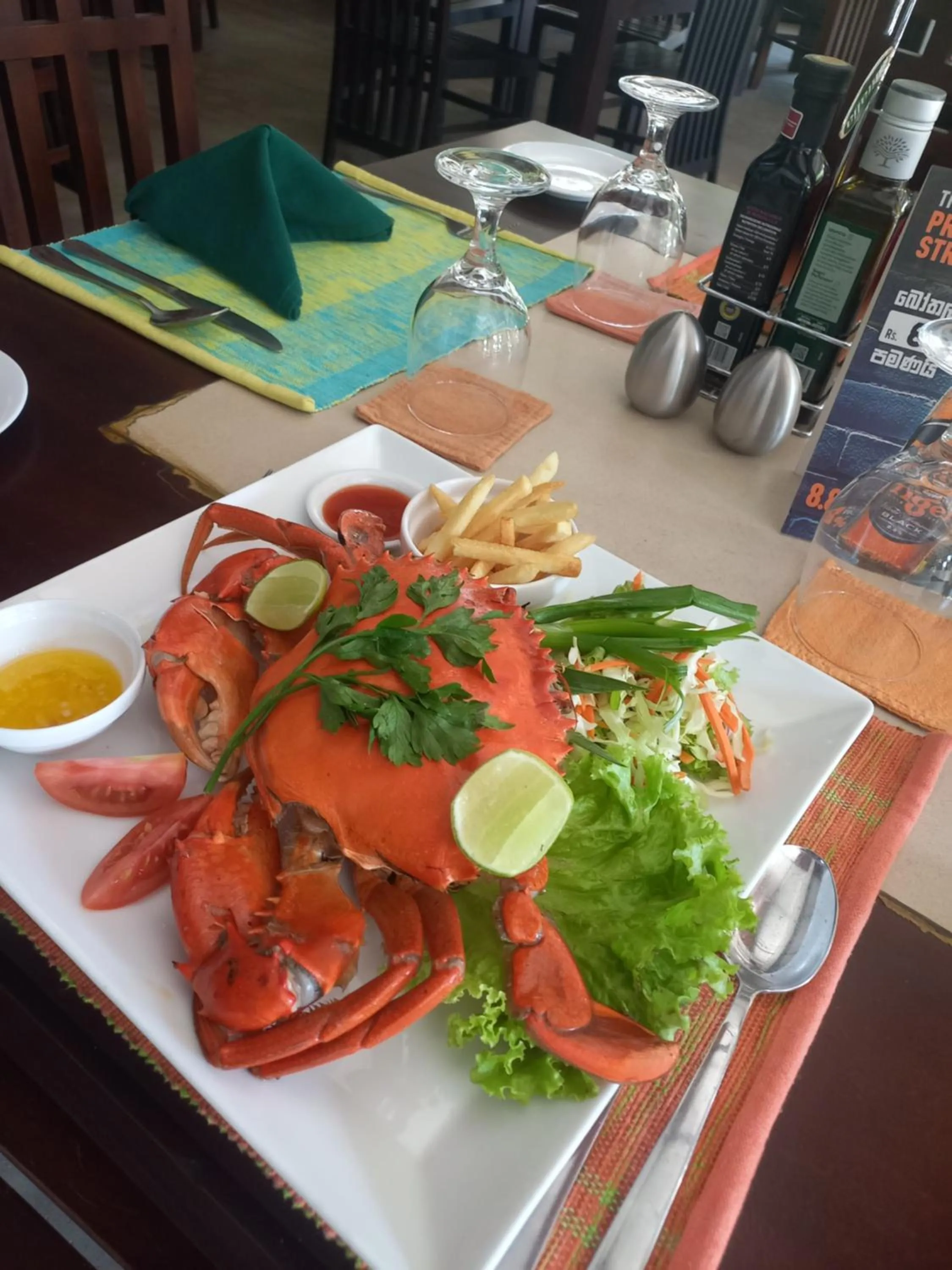 Food and drinks in THE Mangrove cave Hotel