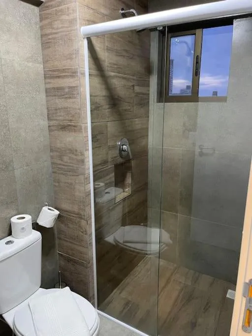 Bathroom in Ilusion flat Ponta Negra