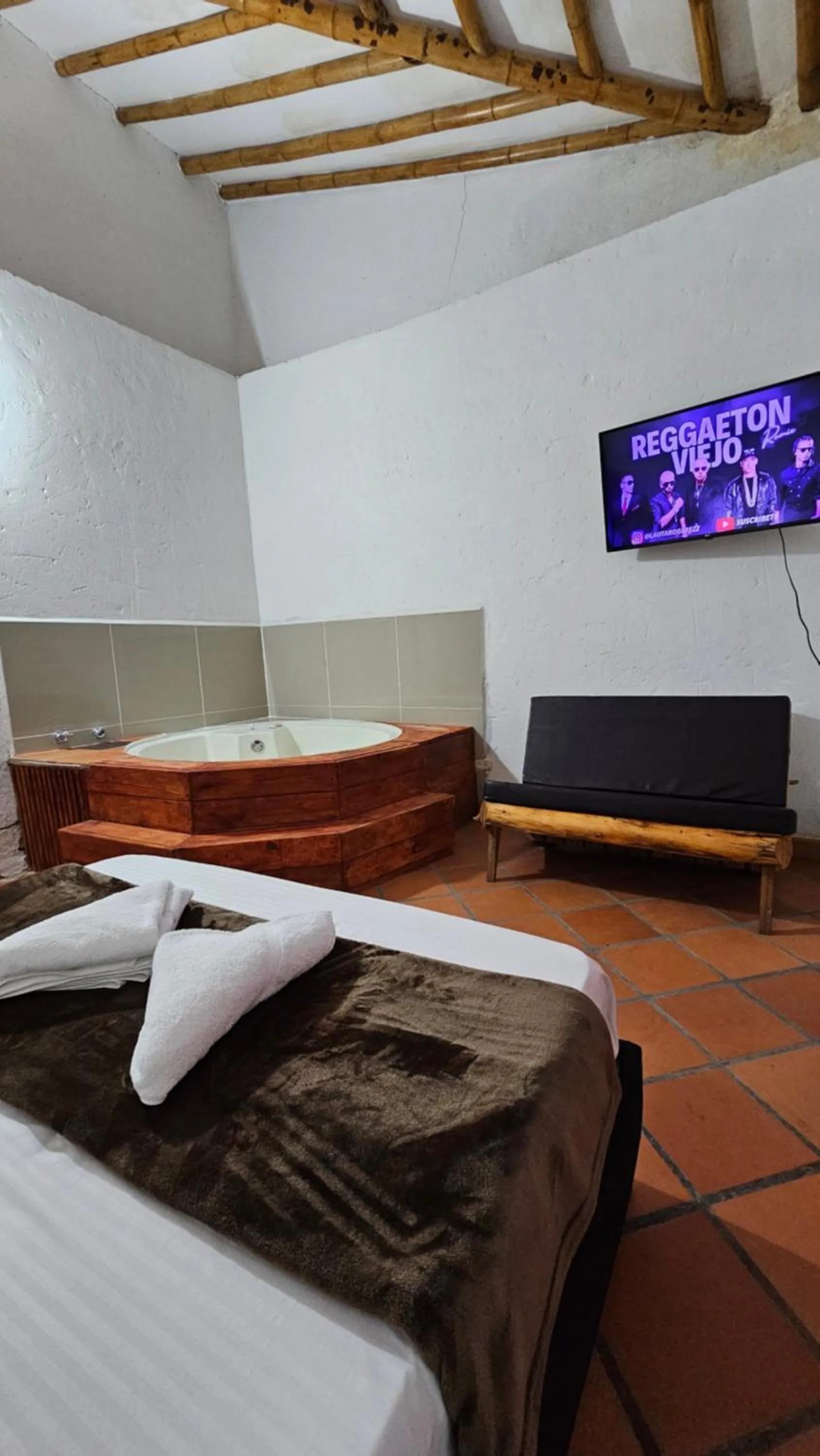TV and multimedia, Bed in HOSTERÍA BRISAS DEL RÍO