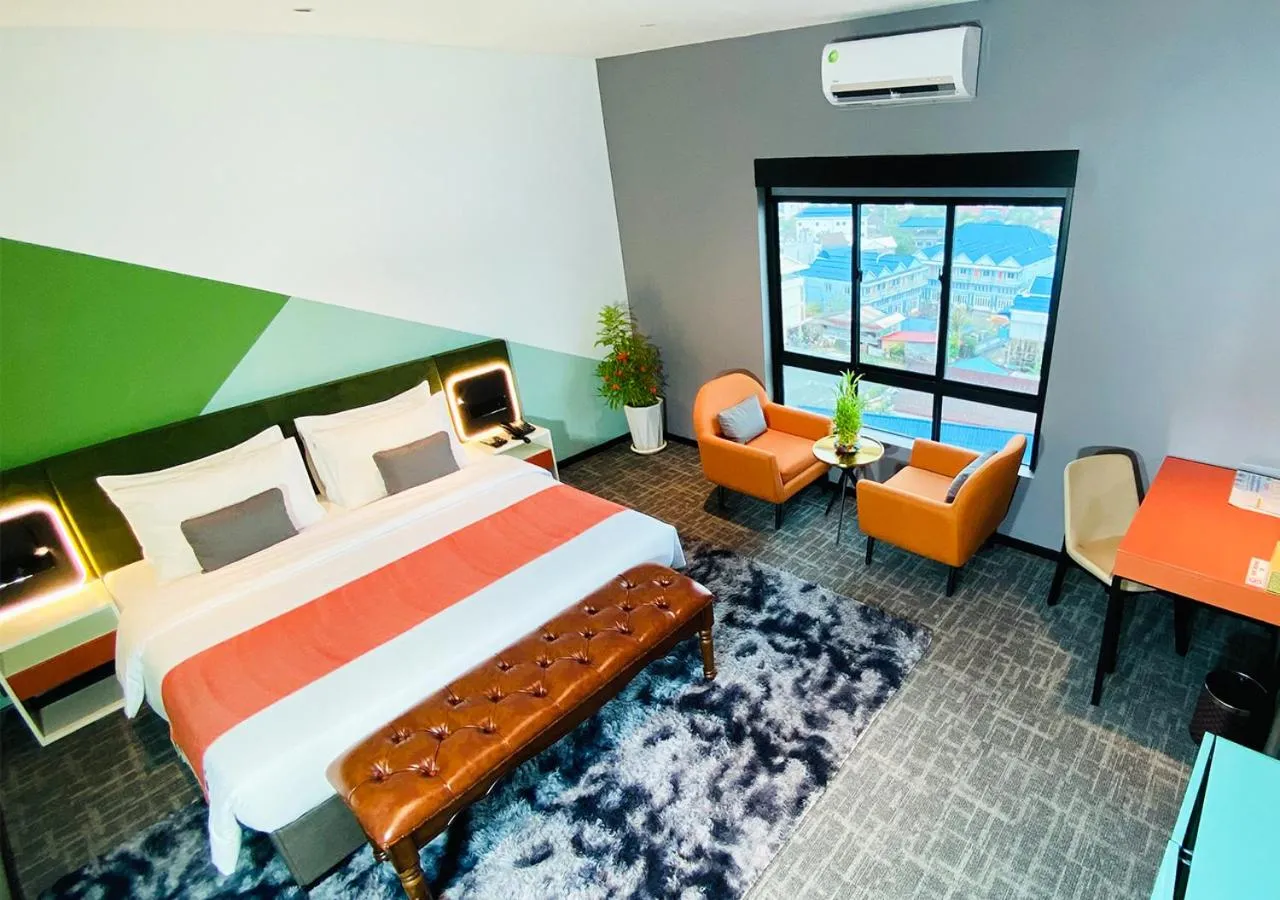 View (from property/room), Bed in Siha Treasure Hotel