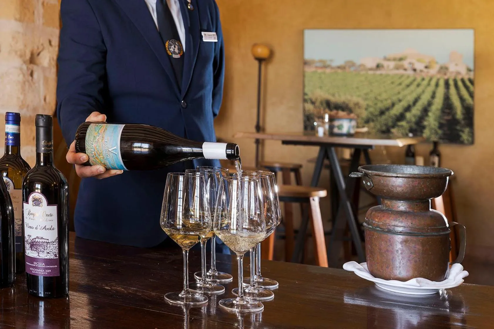 Drinks in Hotel Baglio Oneto dei Principi di San Lorenzo - Luxury Wine Resort