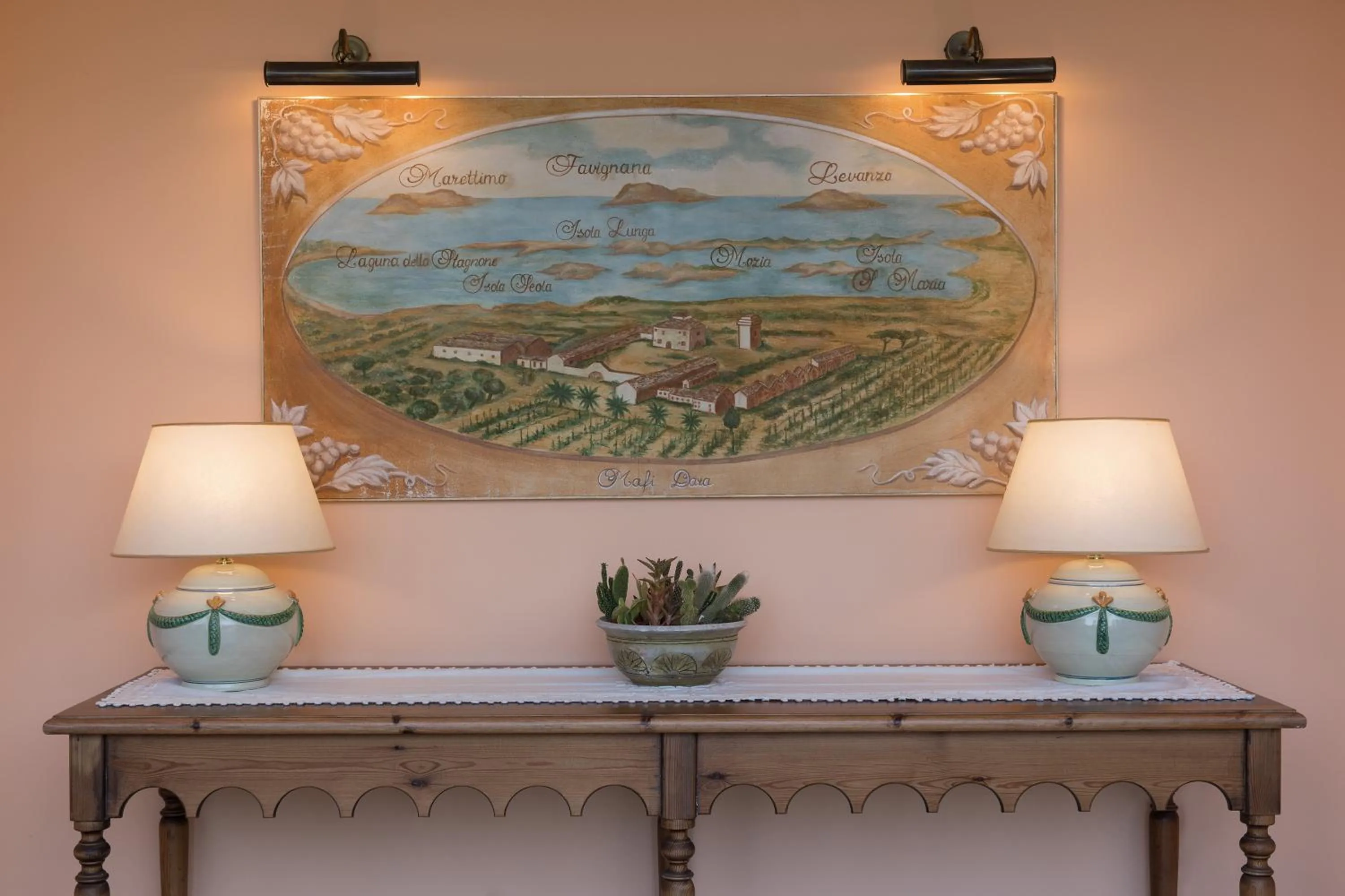 Lobby or reception in Hotel Baglio Oneto dei Principi di San Lorenzo - Luxury Wine Resort