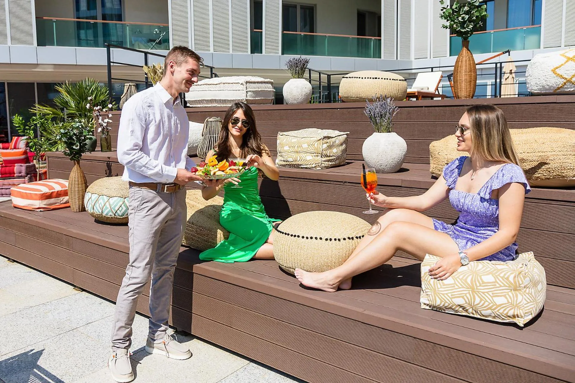 Balcony/Terrace in Hotel TQ Plaza