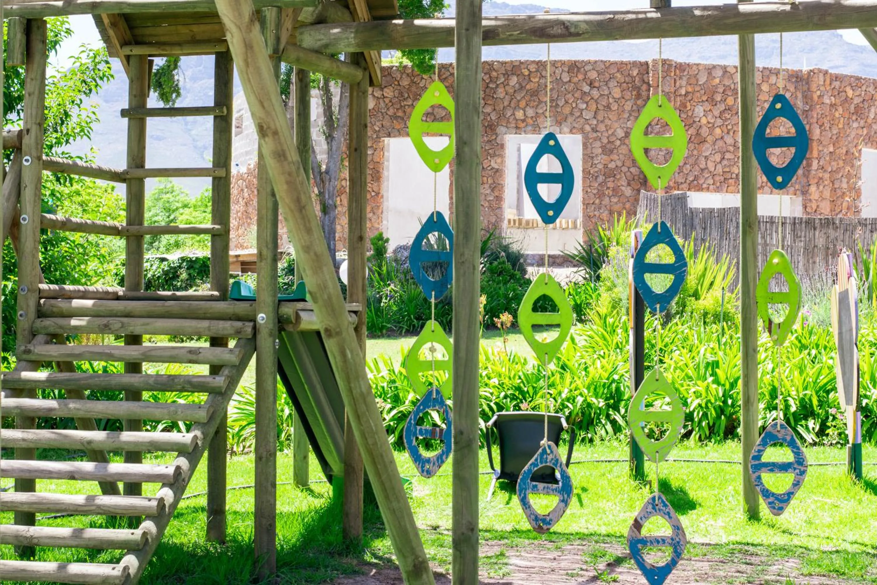 Children play ground in Val de Vine