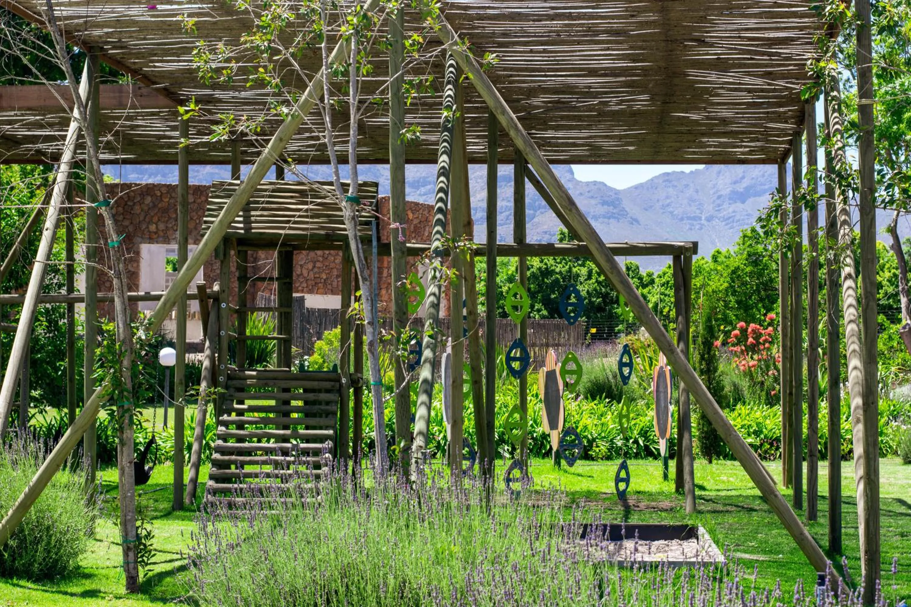 Children play ground in Val de Vine