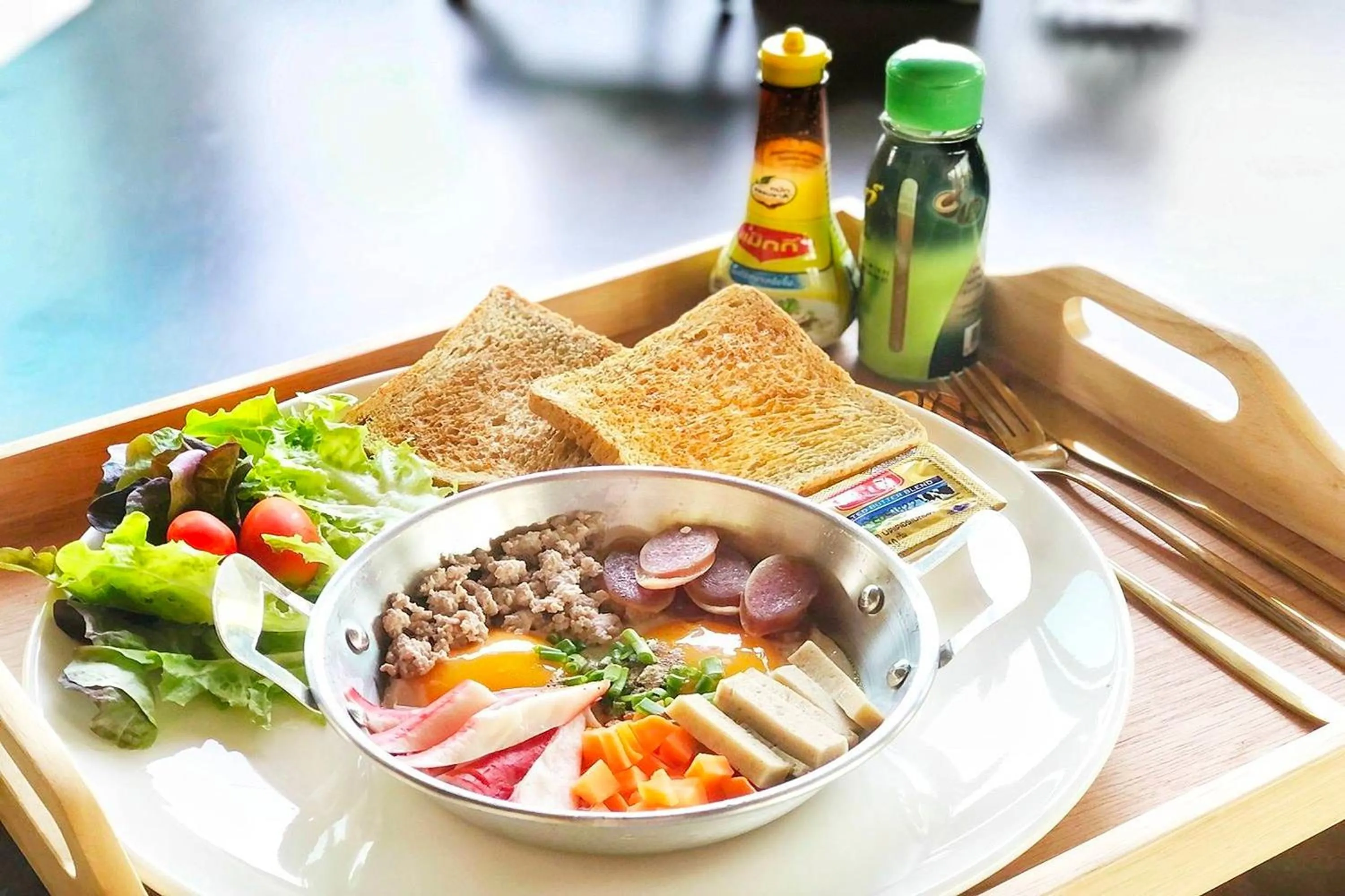 Food in Phorpun Resort Lampang