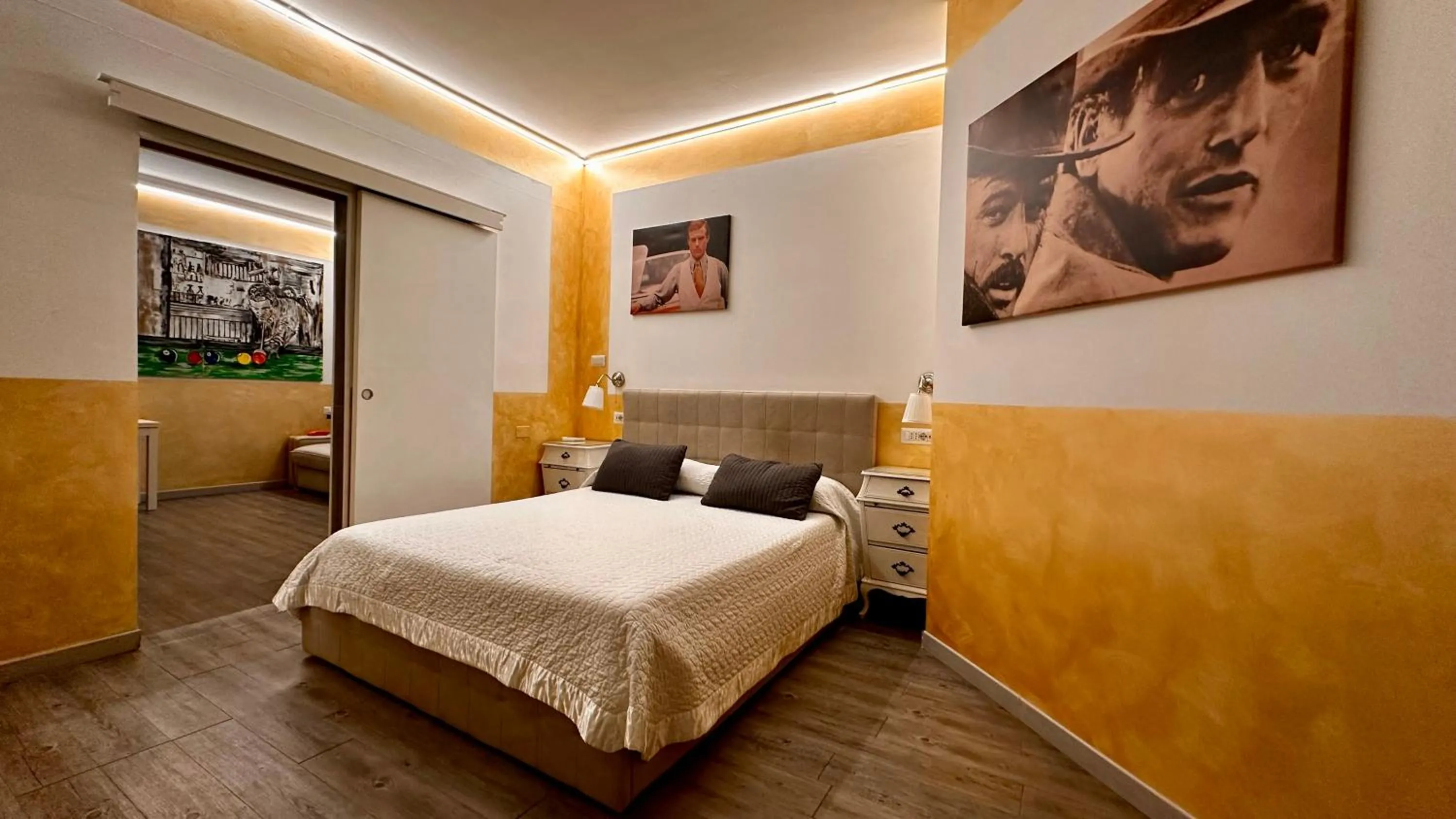 Bed in Admiral Hotel