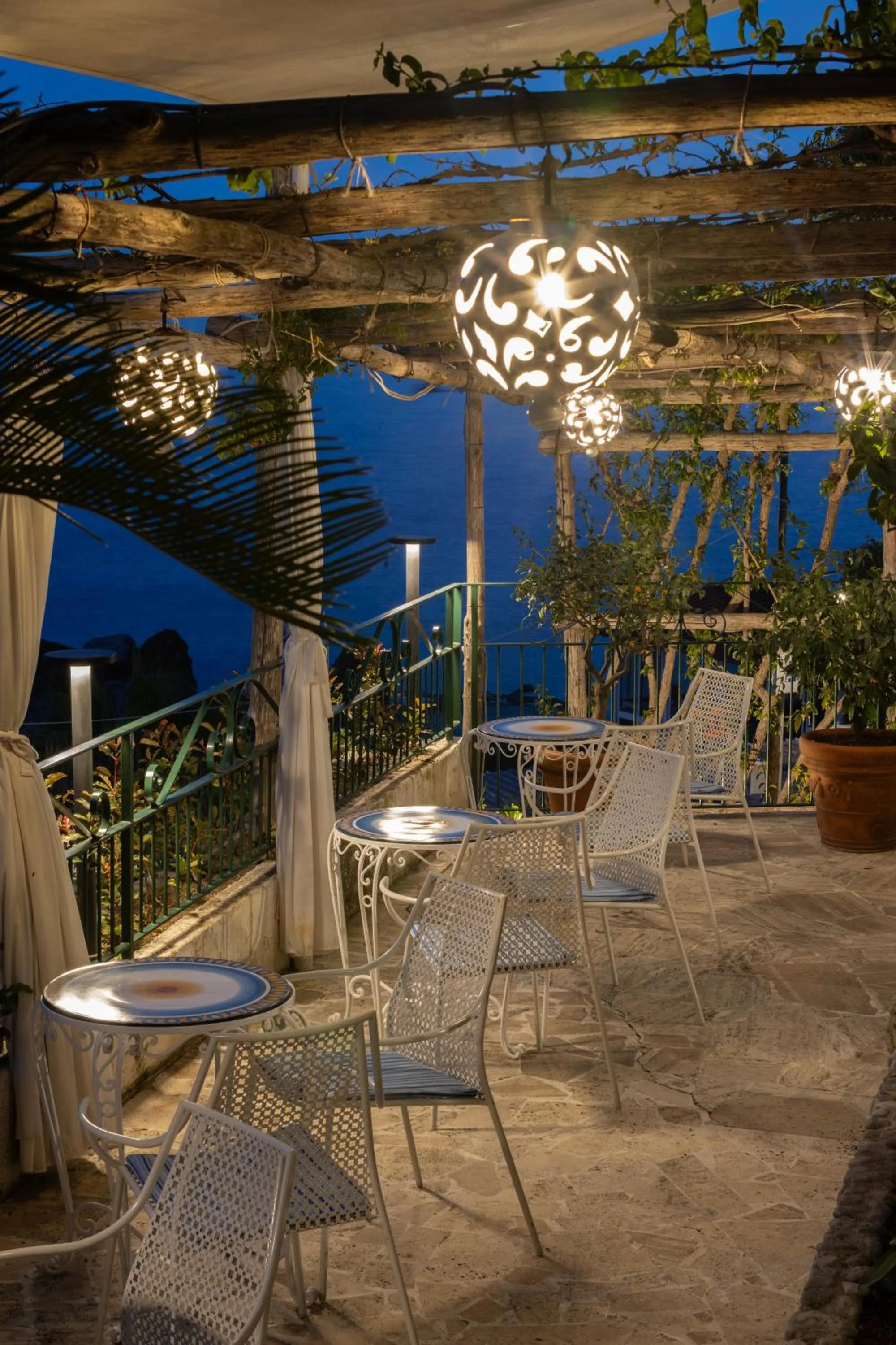 Patio in Hotel Aurora