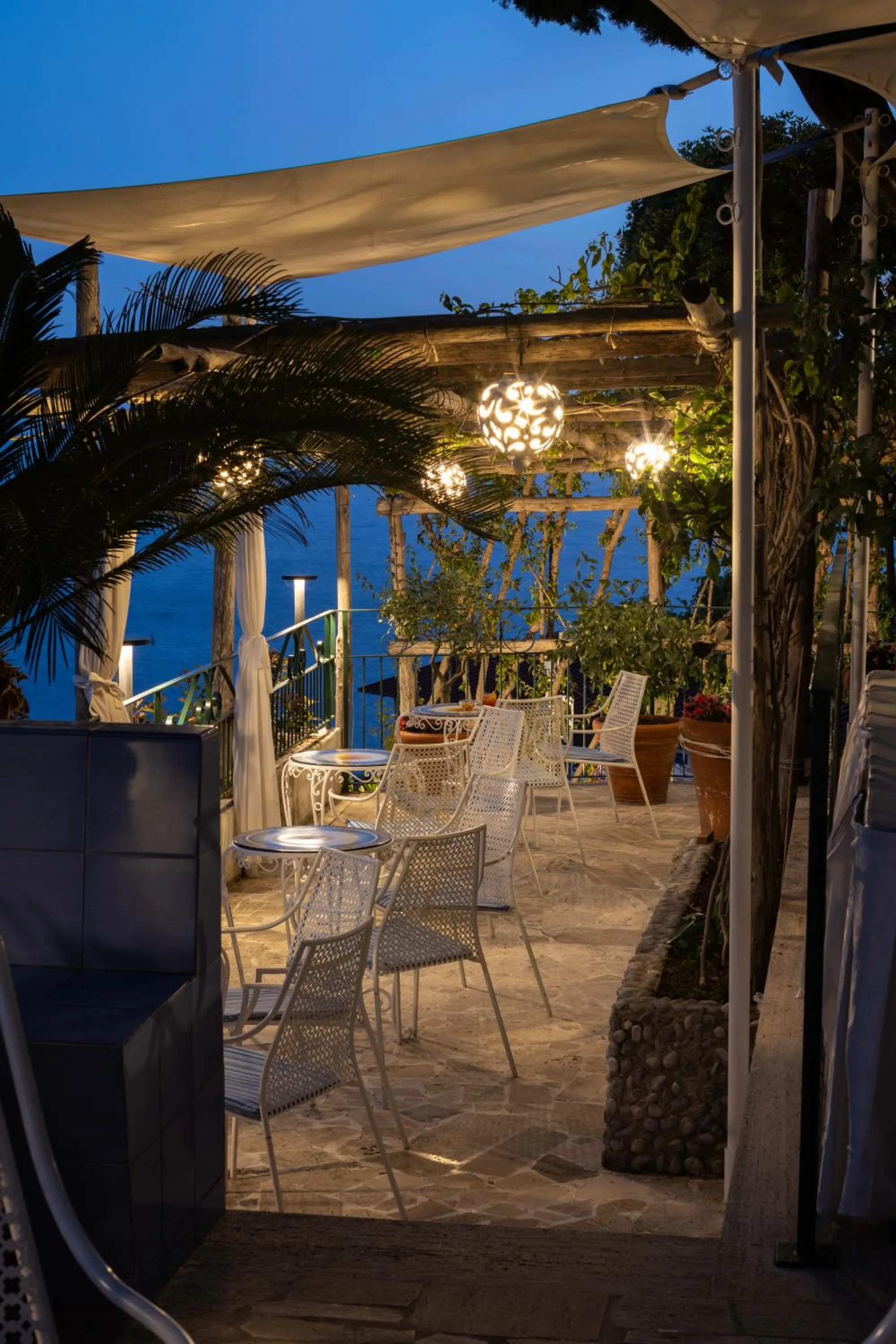 Patio in Hotel Aurora