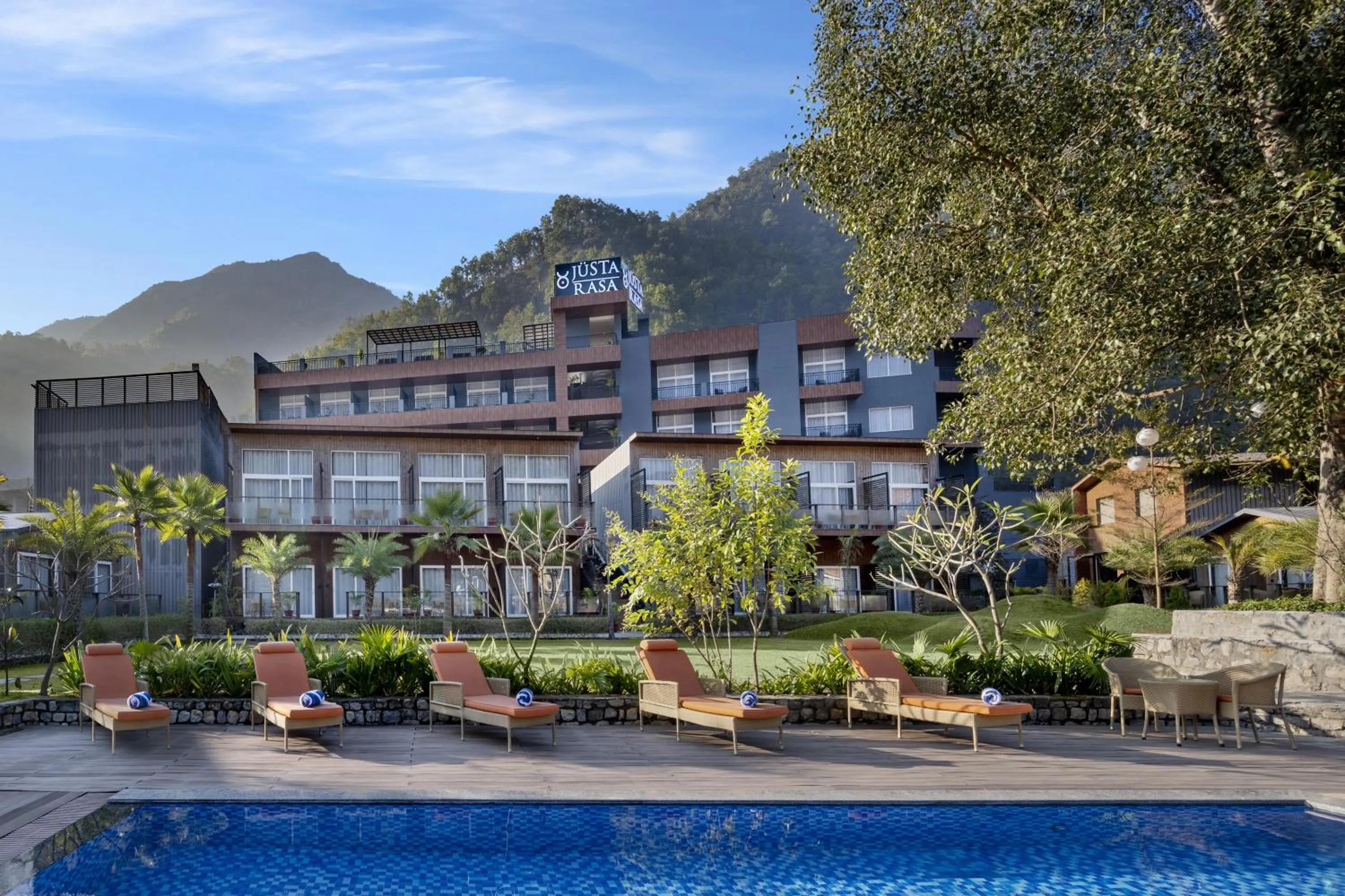 Facade/entrance in juSTa Rasa Retreat & Spa Rishikesh