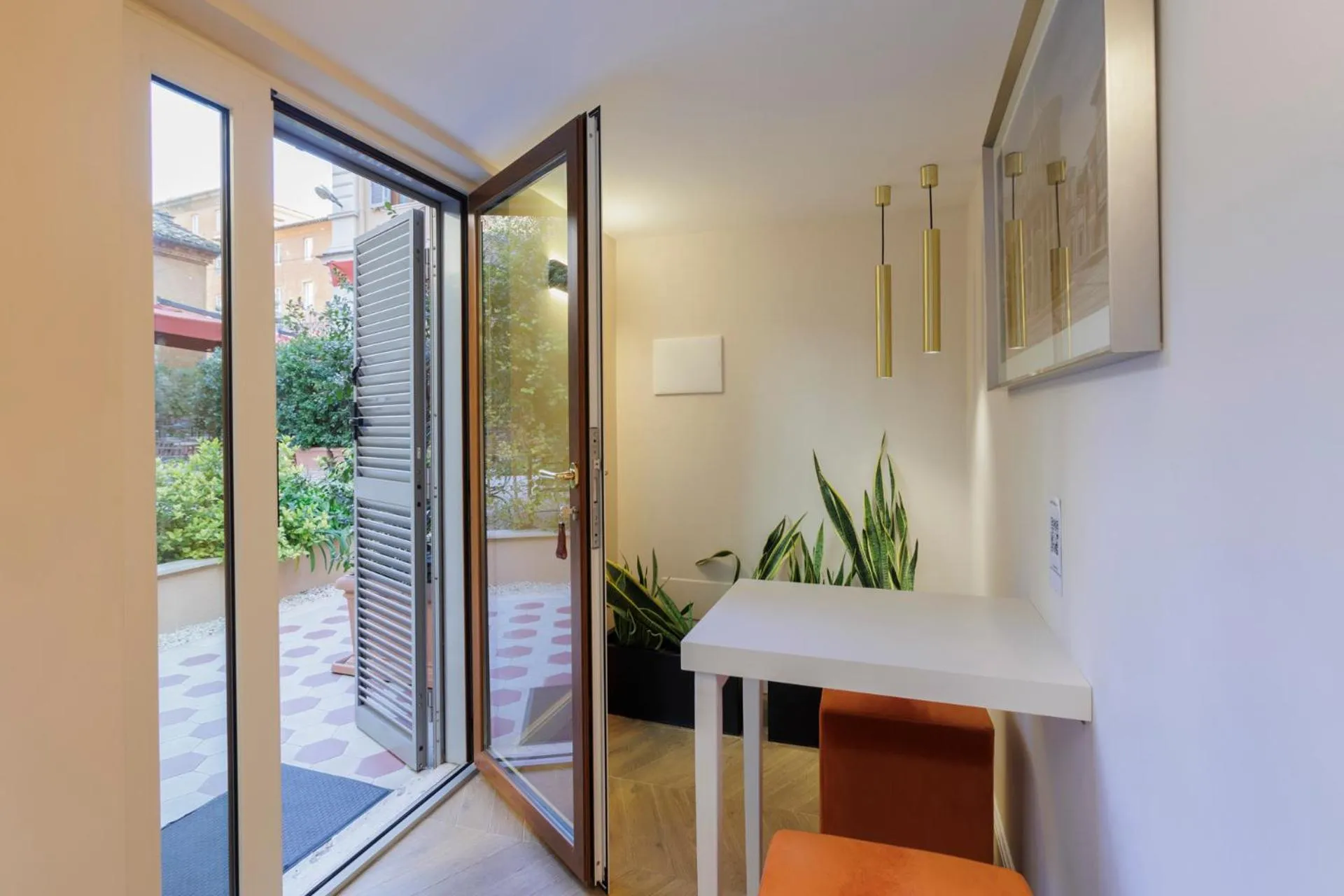 Garden view in Sentho Roma