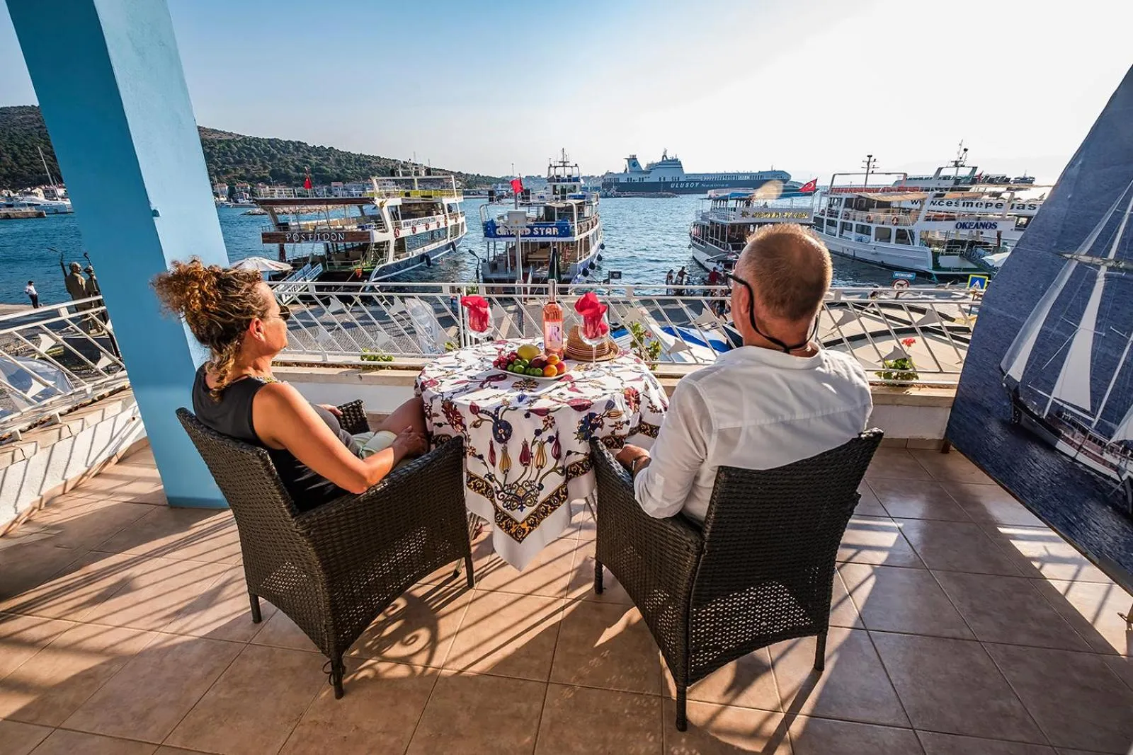 Balcony/Terrace in Villa Vongole