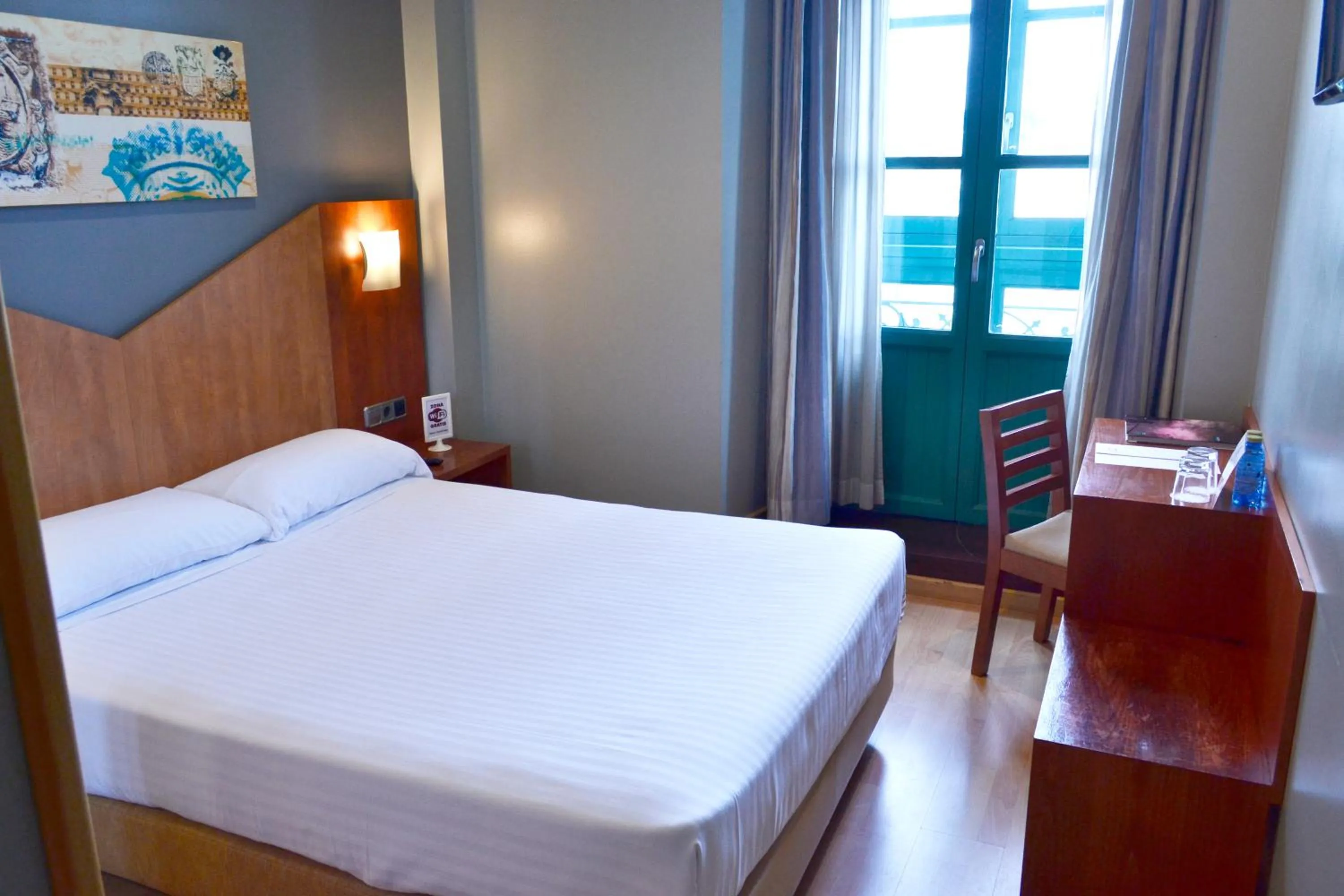 Bed in Hotel Alda Palacio Valdés