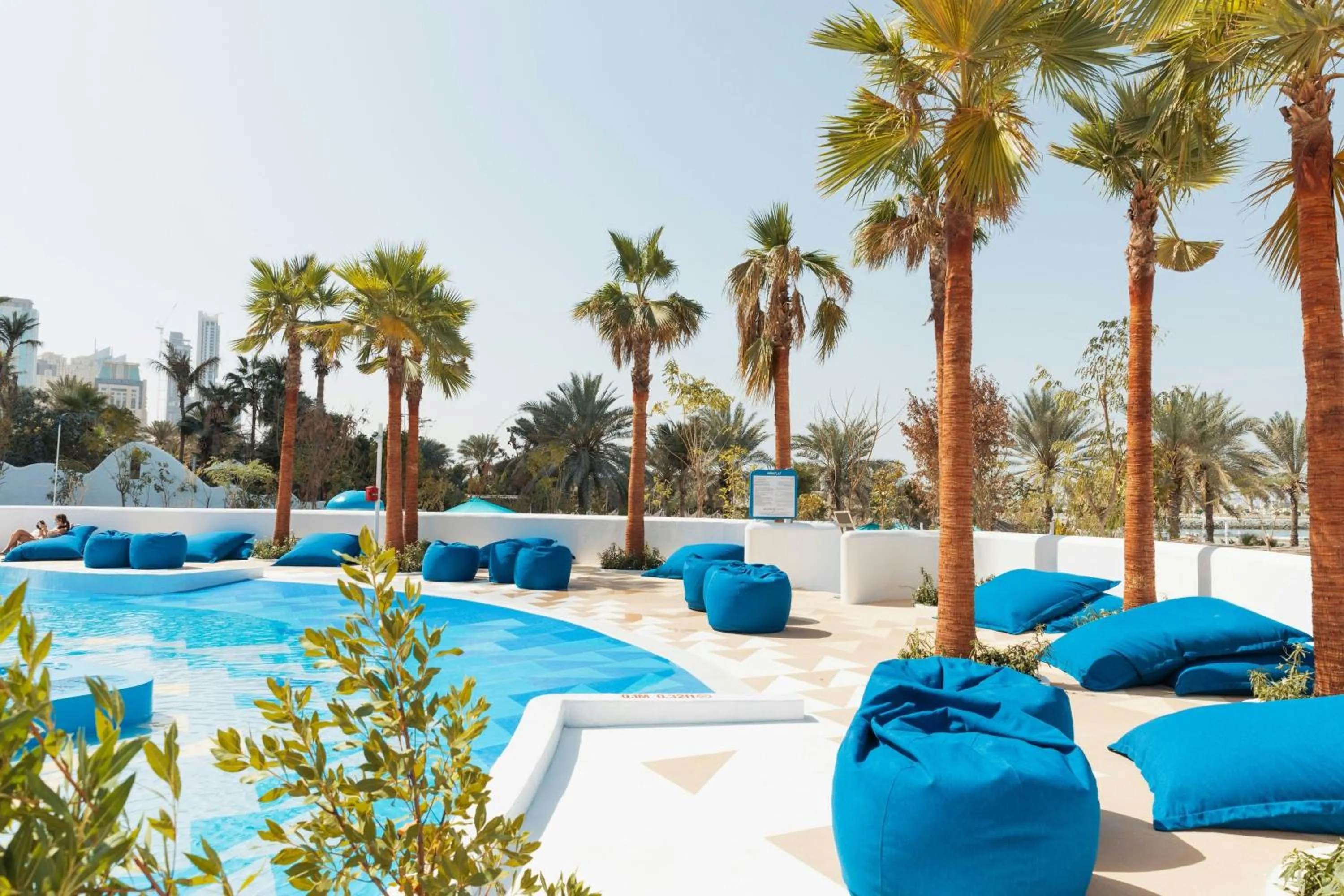 Swimming pool in W Dubai - Mina Seyahi