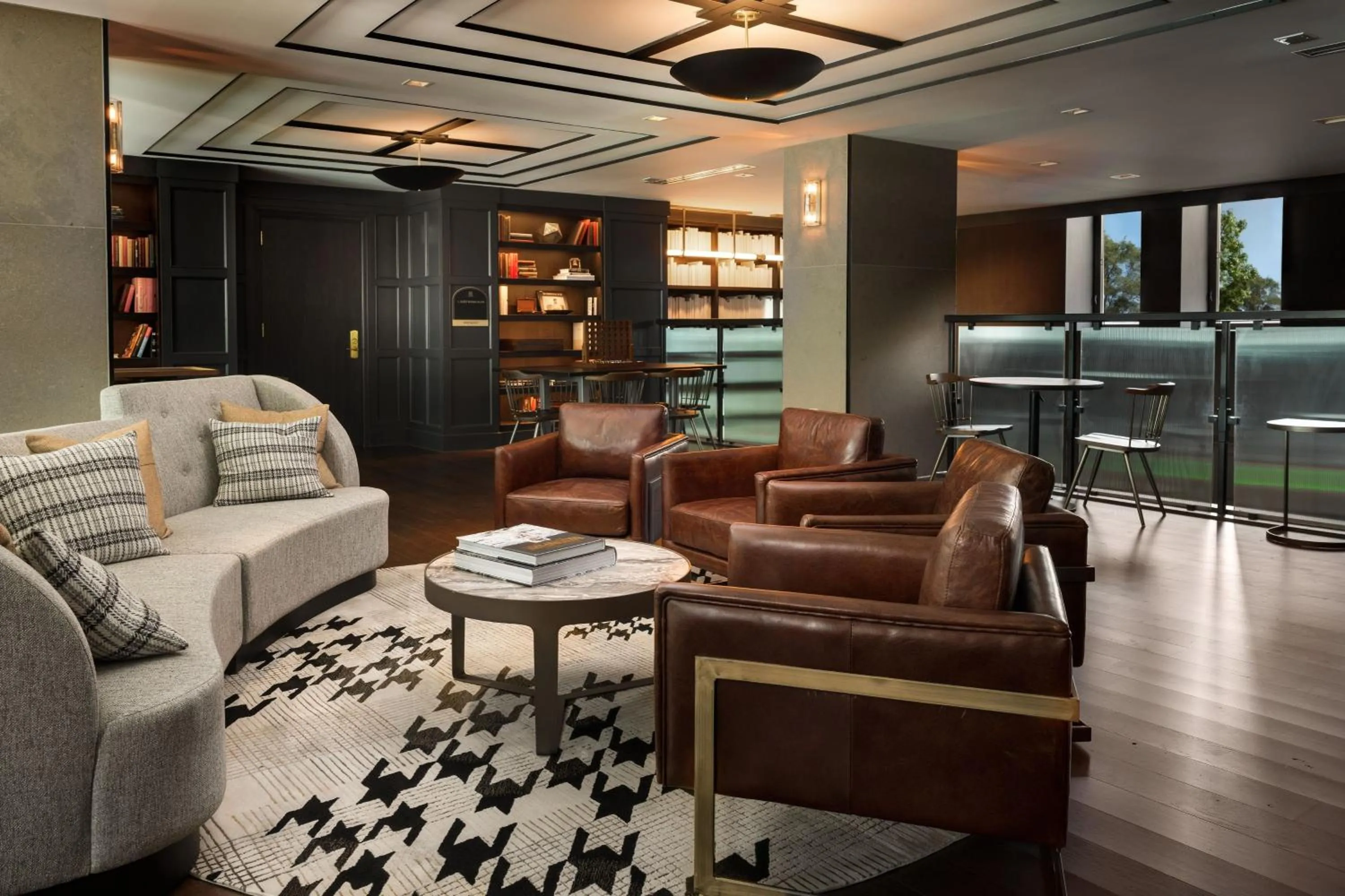 Lobby or reception in The Union Club Hotel at Purdue University, Autograph Collection