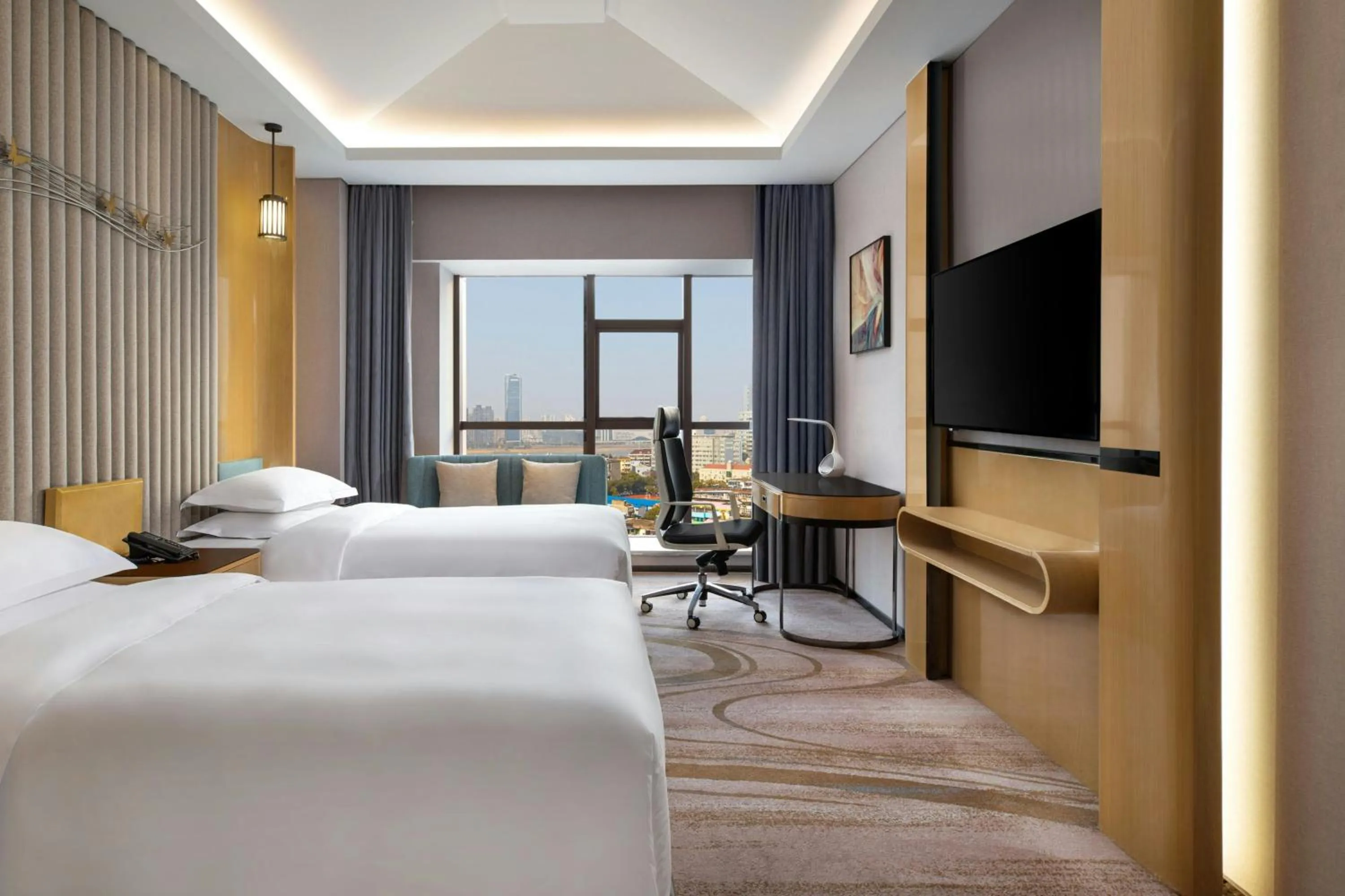 Photo of the whole room, Bed in Courtyard by Marriott Nanchang