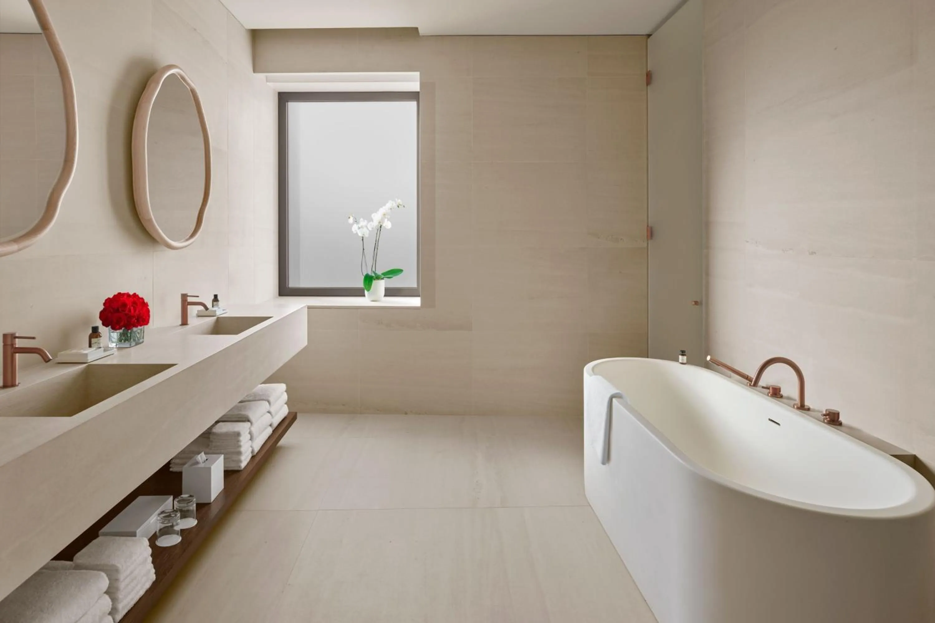 Bathroom in The Madrid EDITION