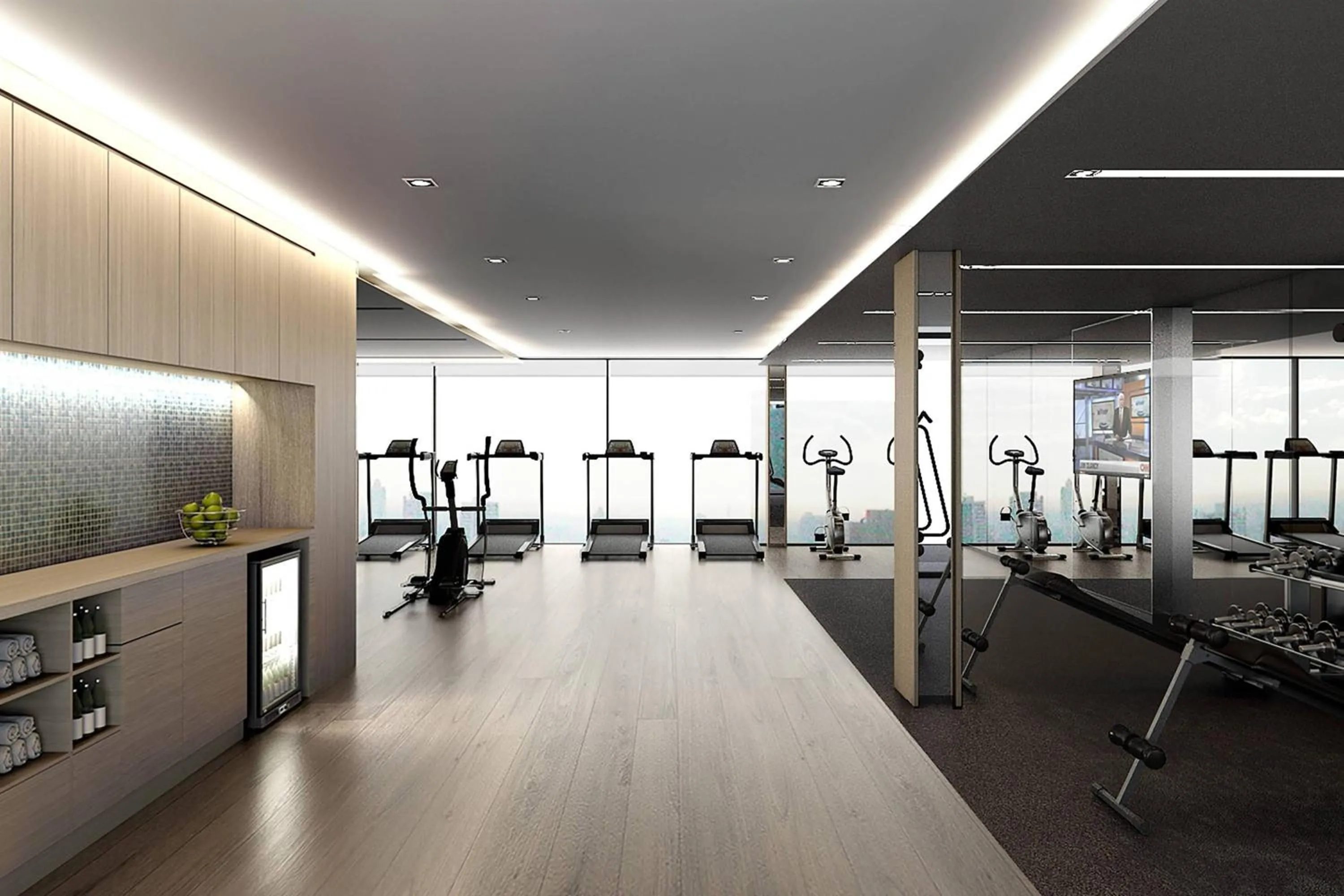 Fitness centre/facilities in Courtyard by Marriott North Pattaya