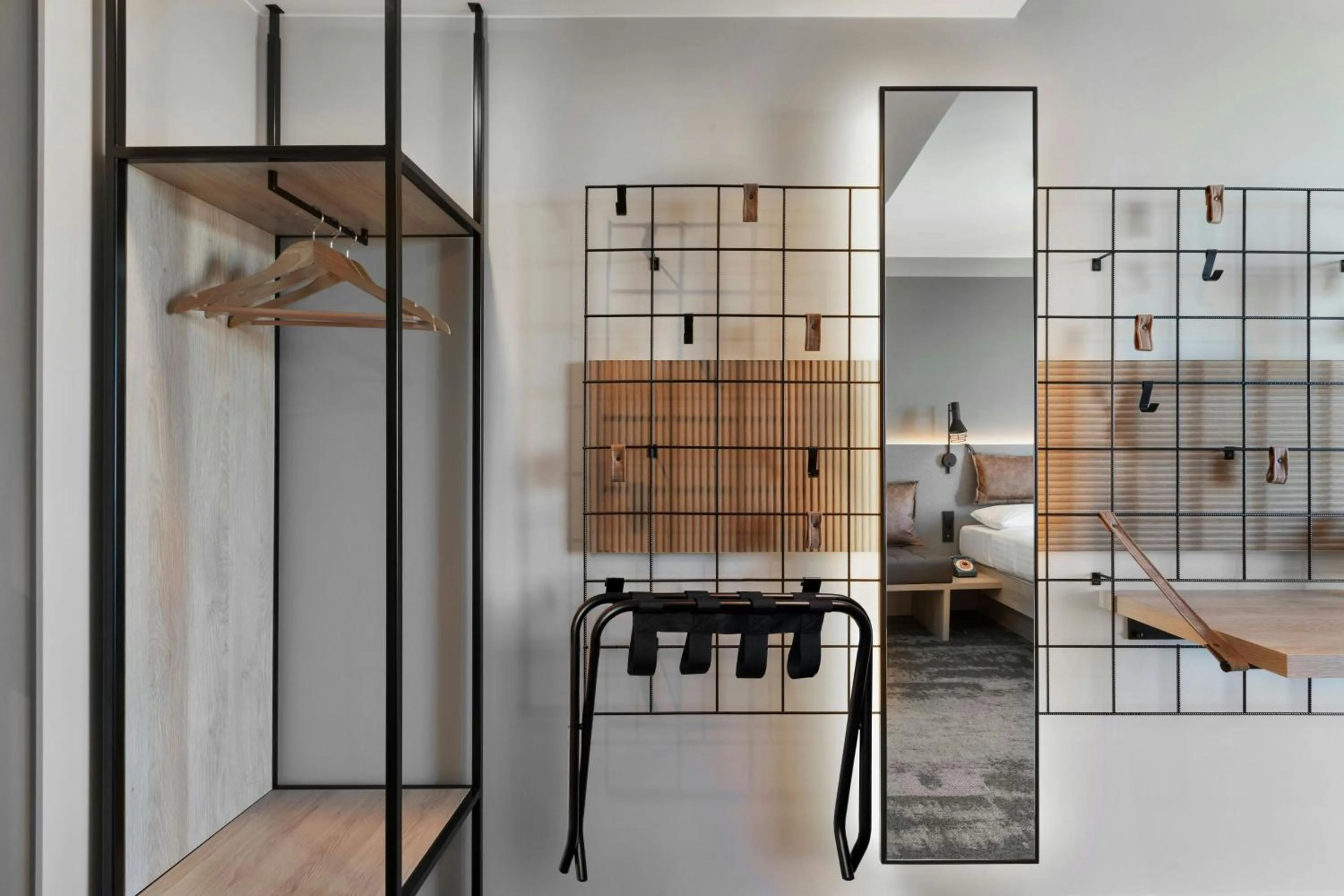 Bedroom in Moxy Szczecin City