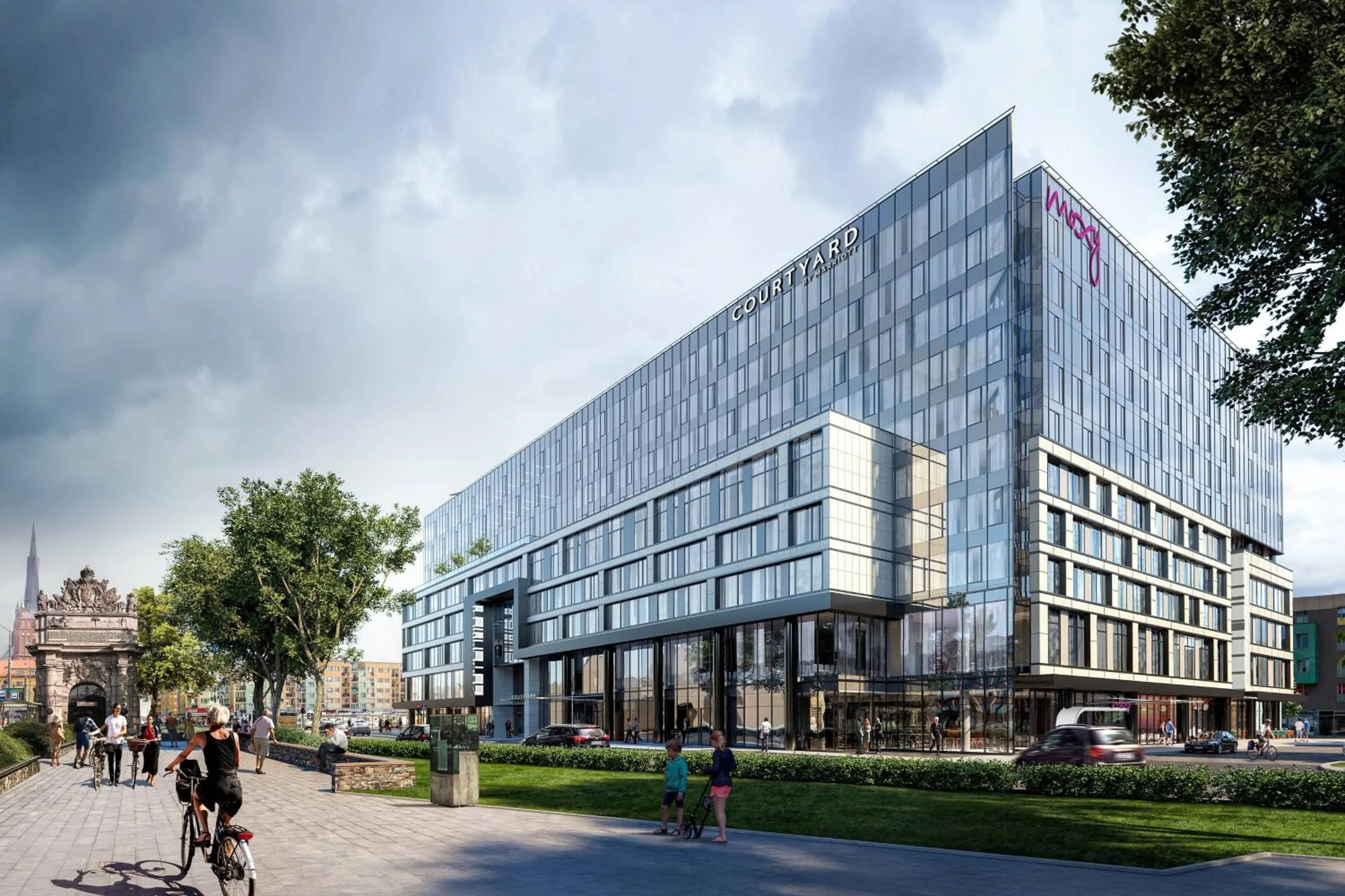 Property building in Moxy Szczecin City