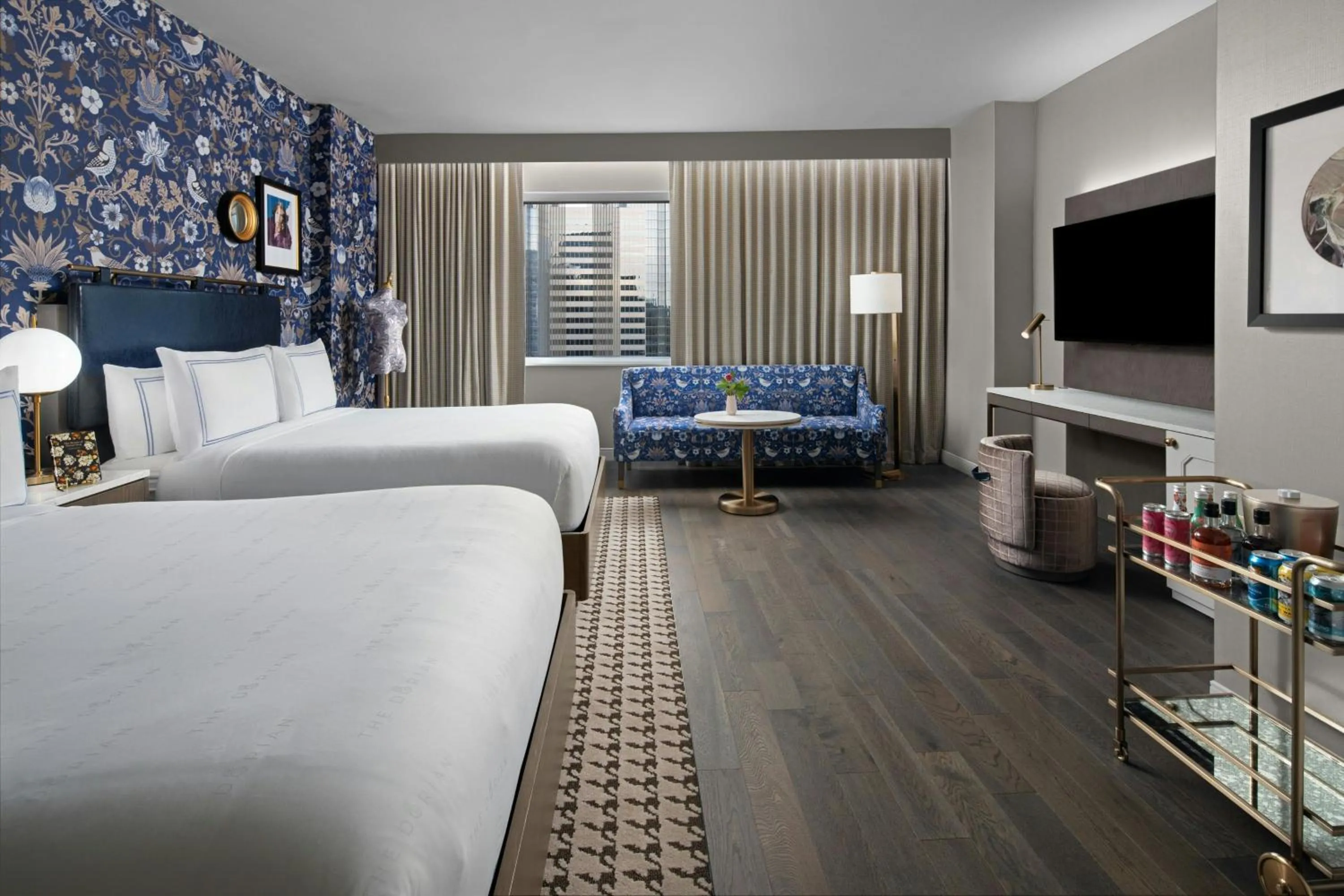 Photo of the whole room, Bed in The Dorian, Autograph Collection