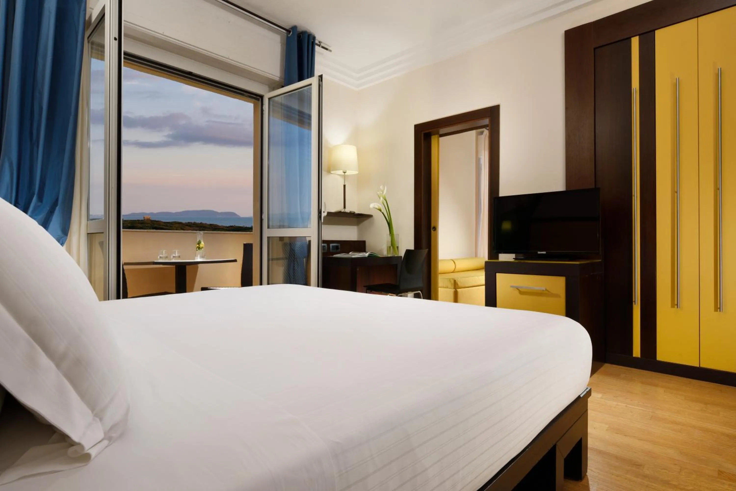 Bedroom, Bed in Park Hotel Marinetta - Beach & Spa